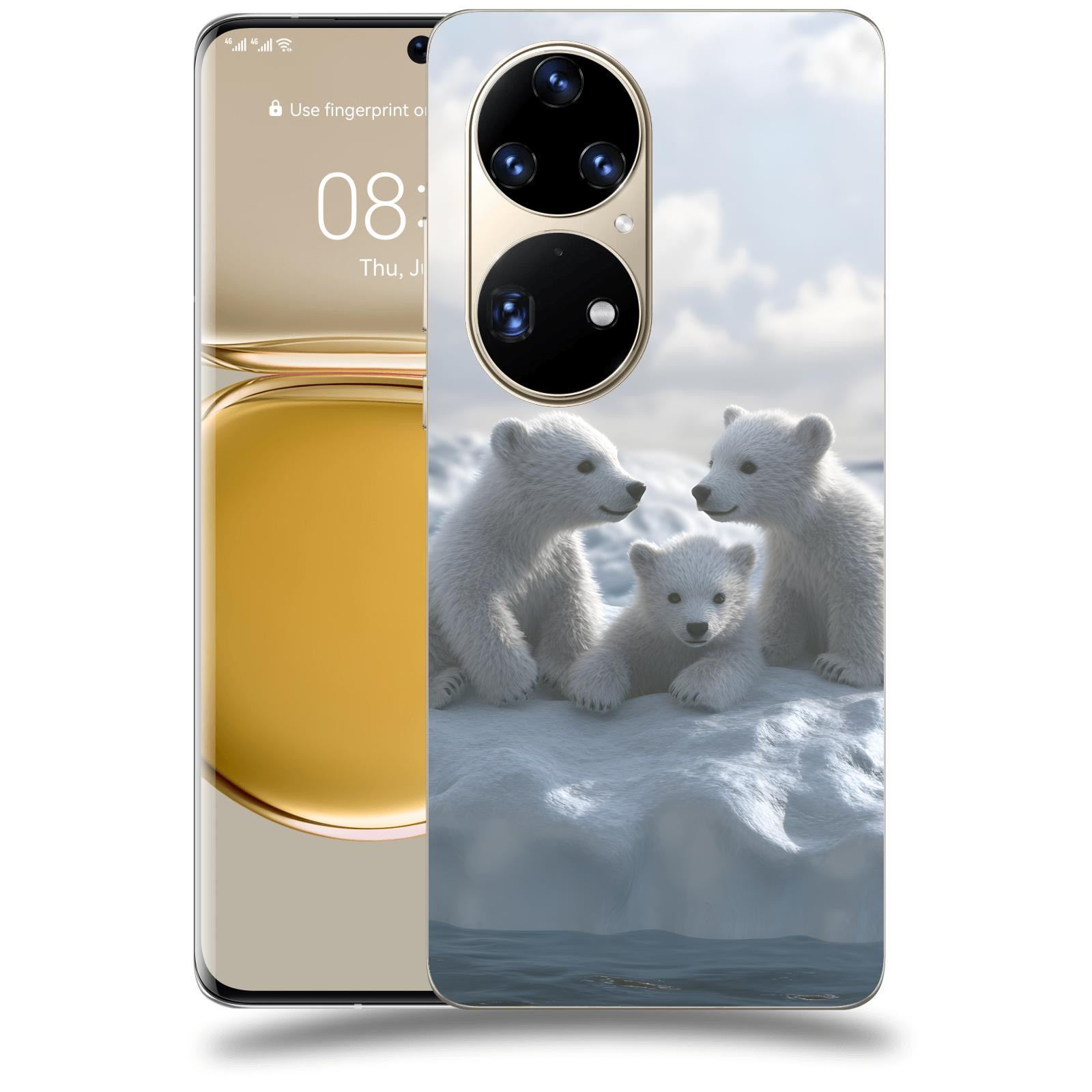 ACOVER Kryt na mobil Huawei P50 - Medvíďata