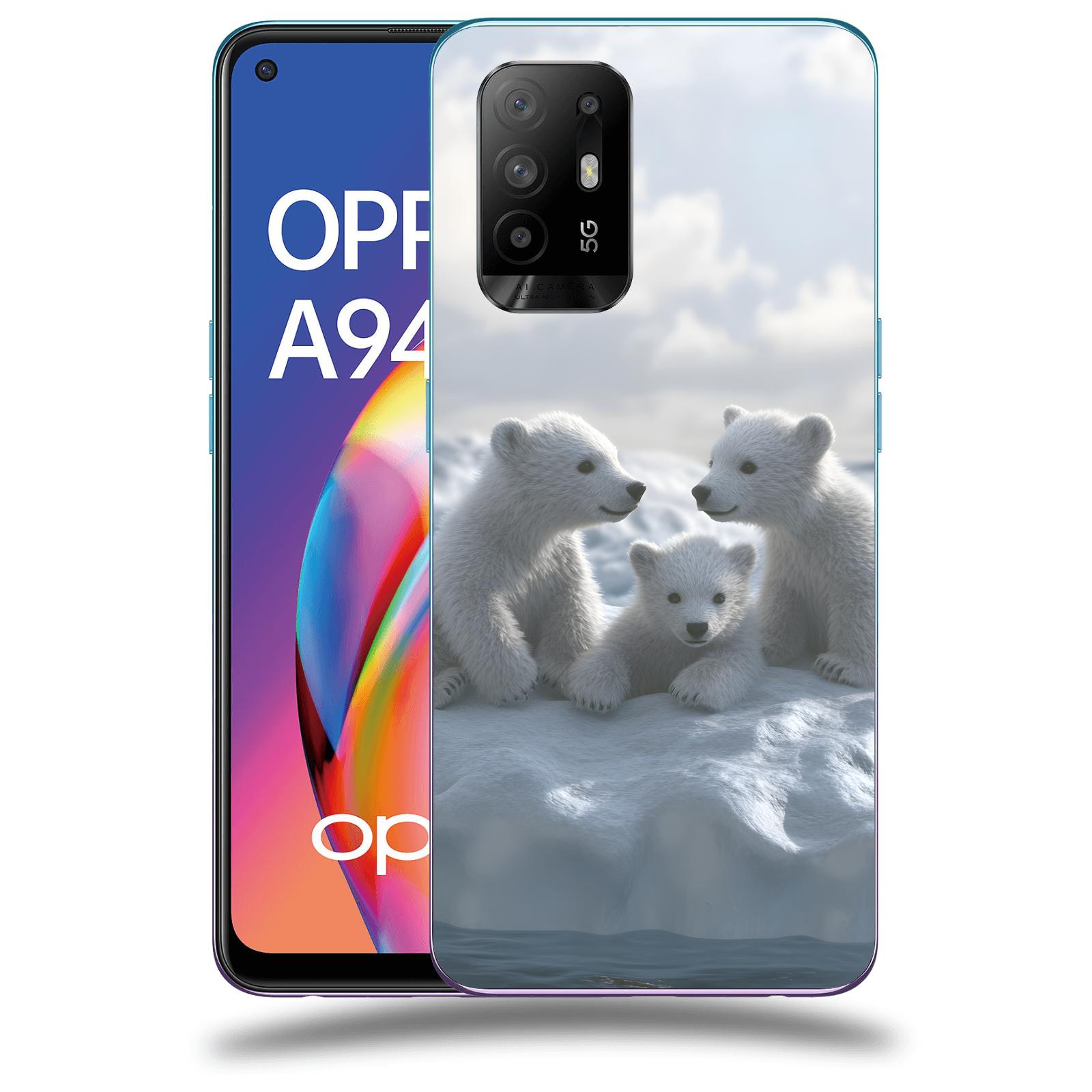 ACOVER Kryt na mobil OPPO A94 5G - Medvíďata