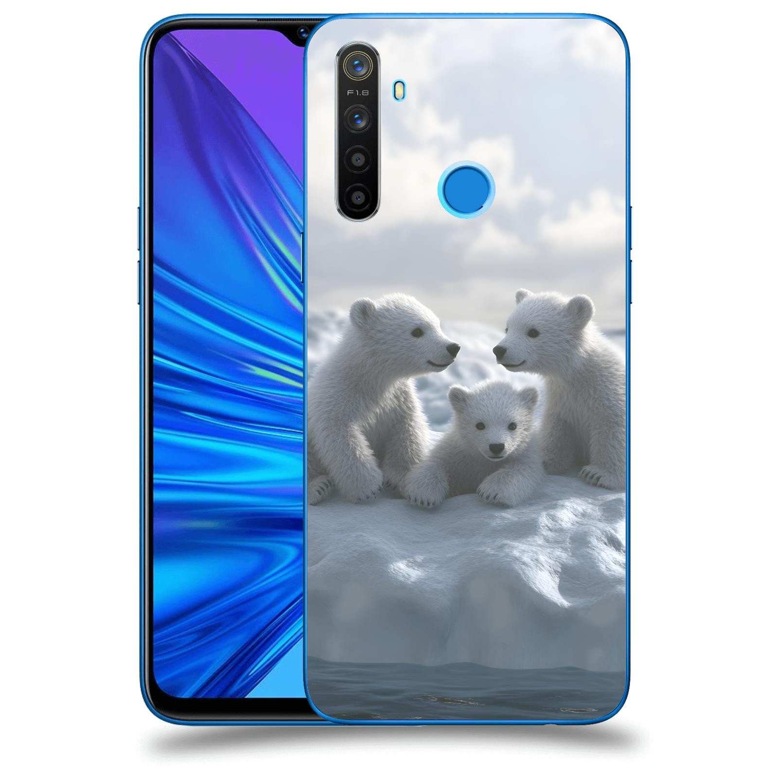 ACOVER Kryt na mobil Realme 5 - Medvíďata
