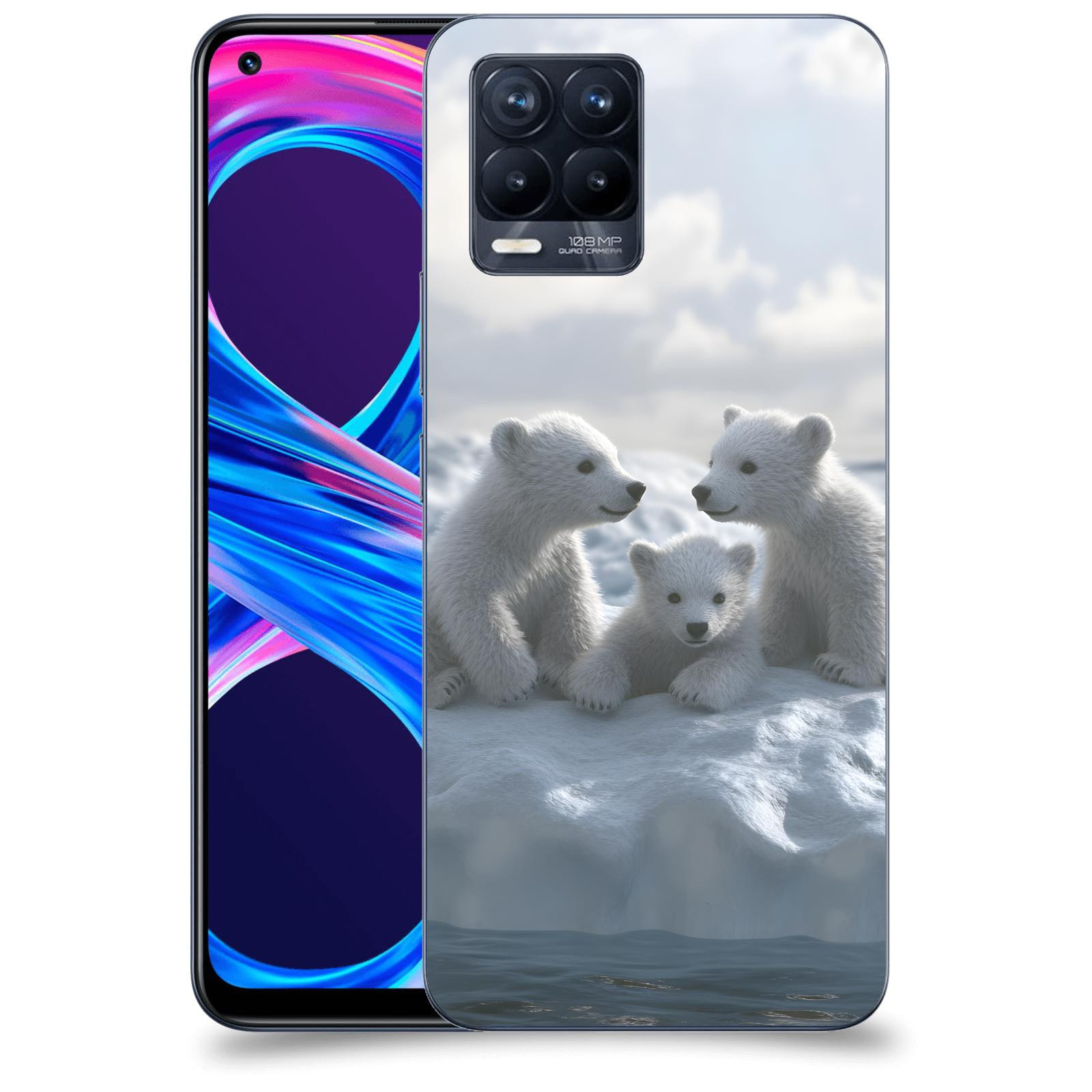 ACOVER Kryt na mobil Realme 8 Pro - Medvíďata
