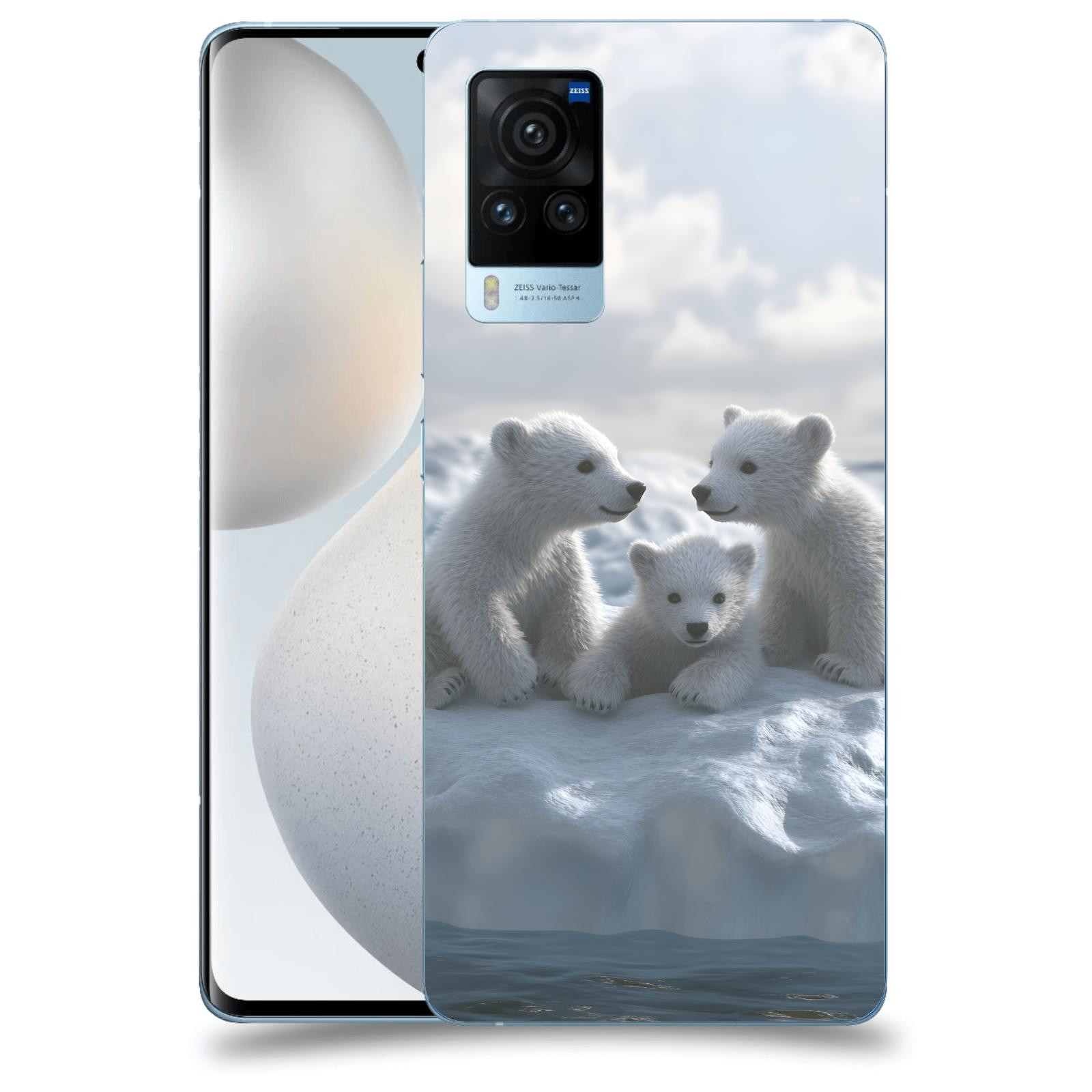ACOVER Kryt na mobil Vivo X60 Pro 5G - Medvíďata