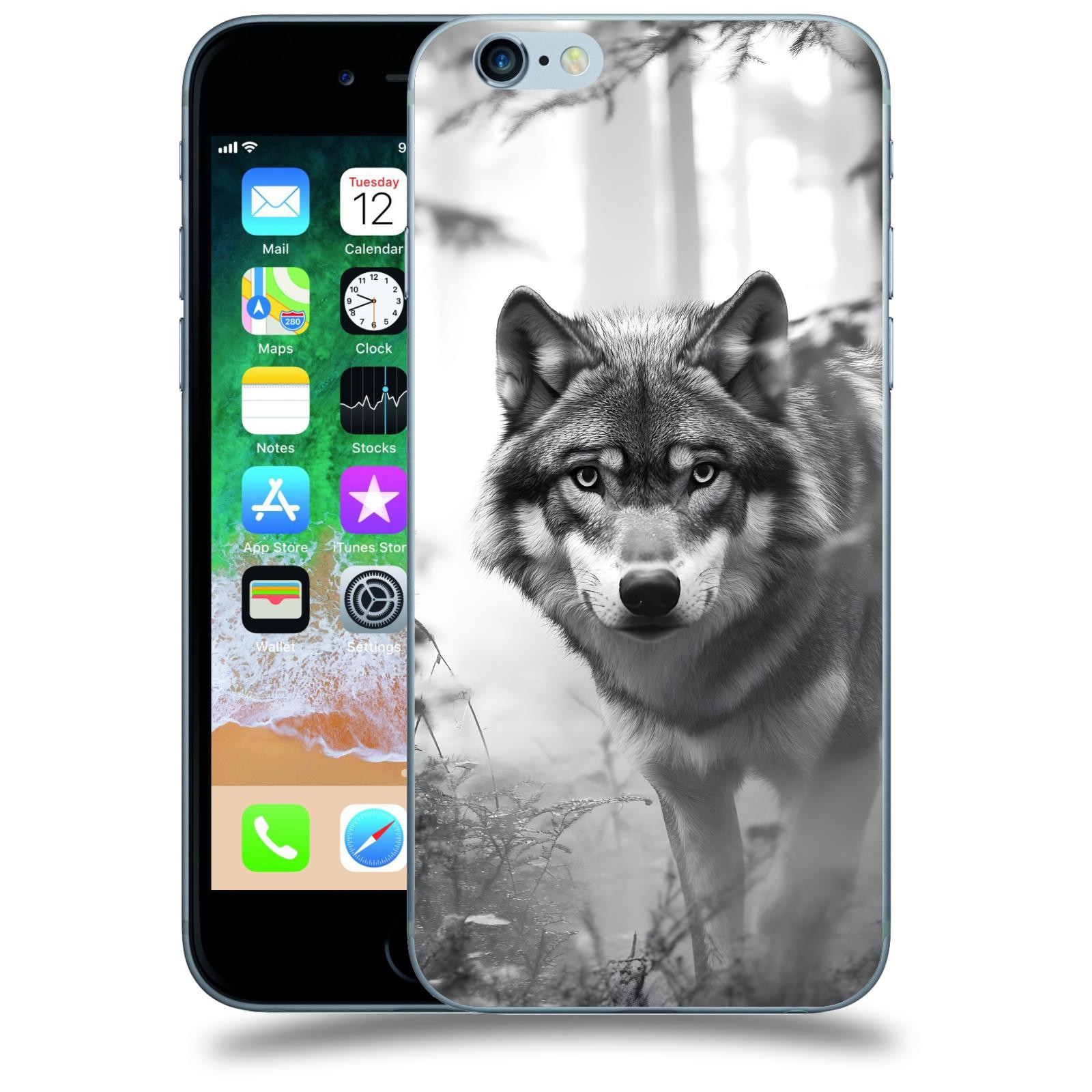 ACOVER Kryt na mobil Apple iPhone 6/6S - Vlk
