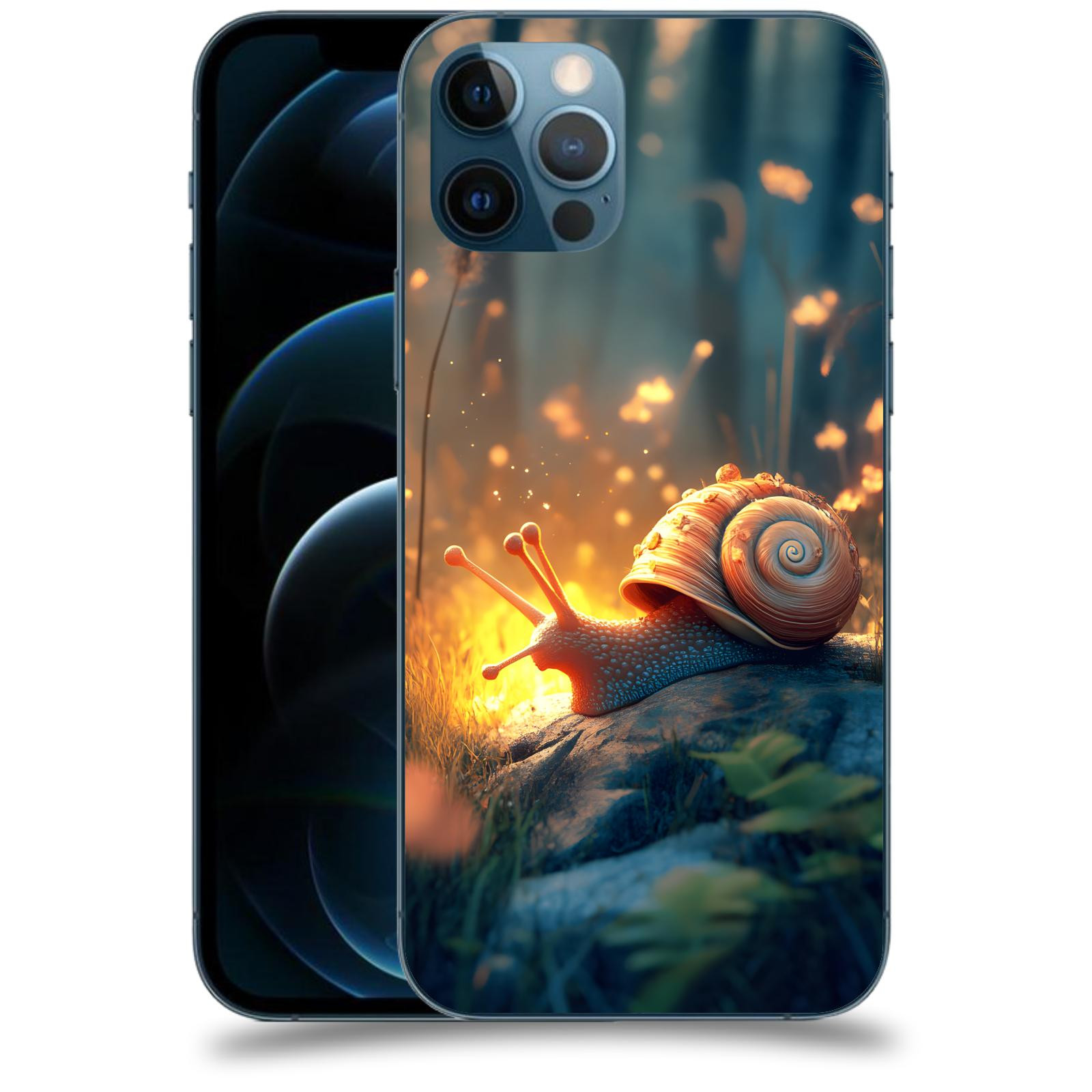 ACOVER Kryt na mobil Apple iPhone 12 Pro - Šnek