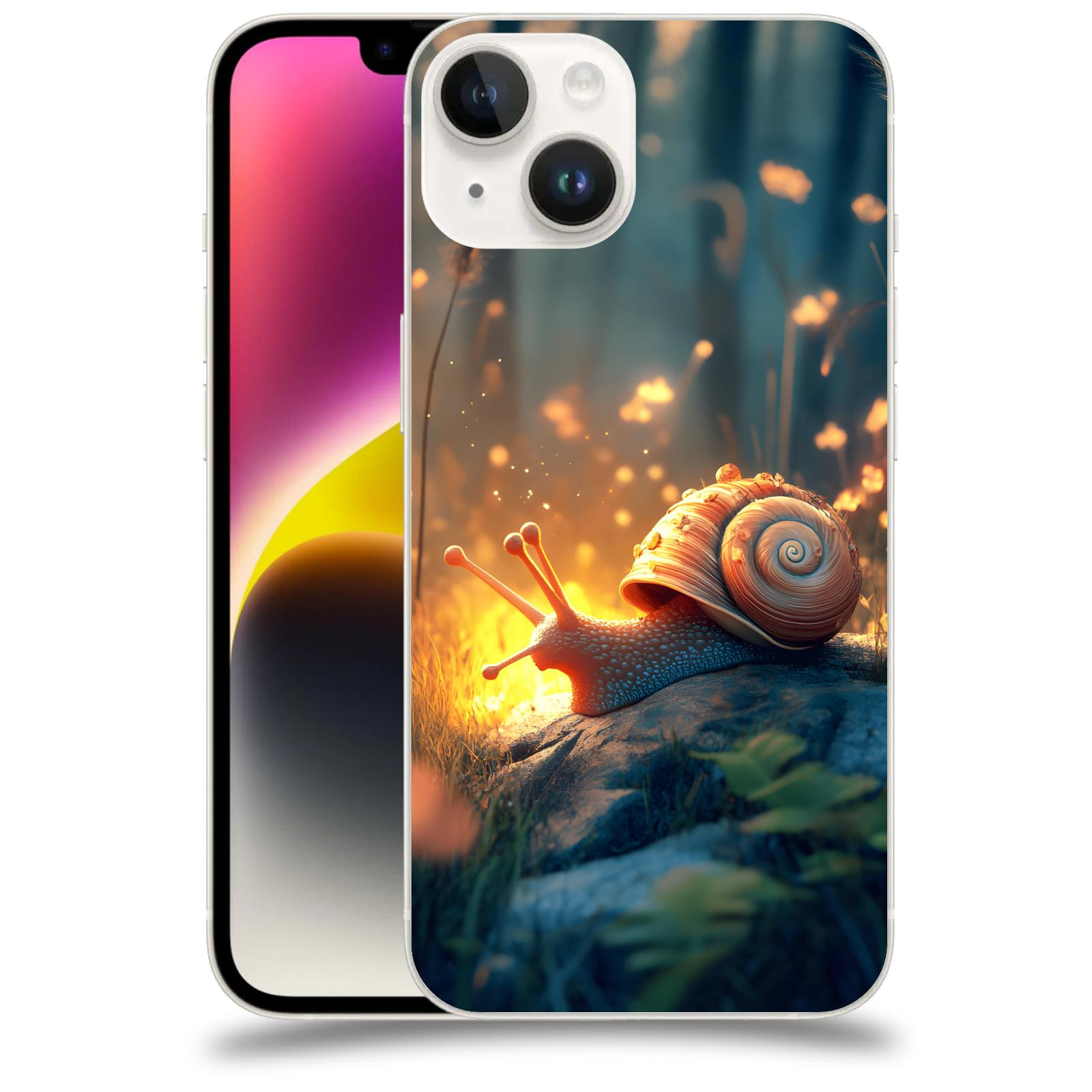 ACOVER Kryt na mobil Apple iPhone 14 - Šnek