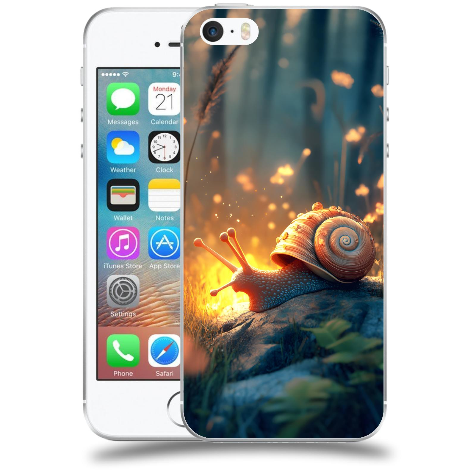 ACOVER Kryt na mobil Apple iPhone 5/5S/SE - Šnek