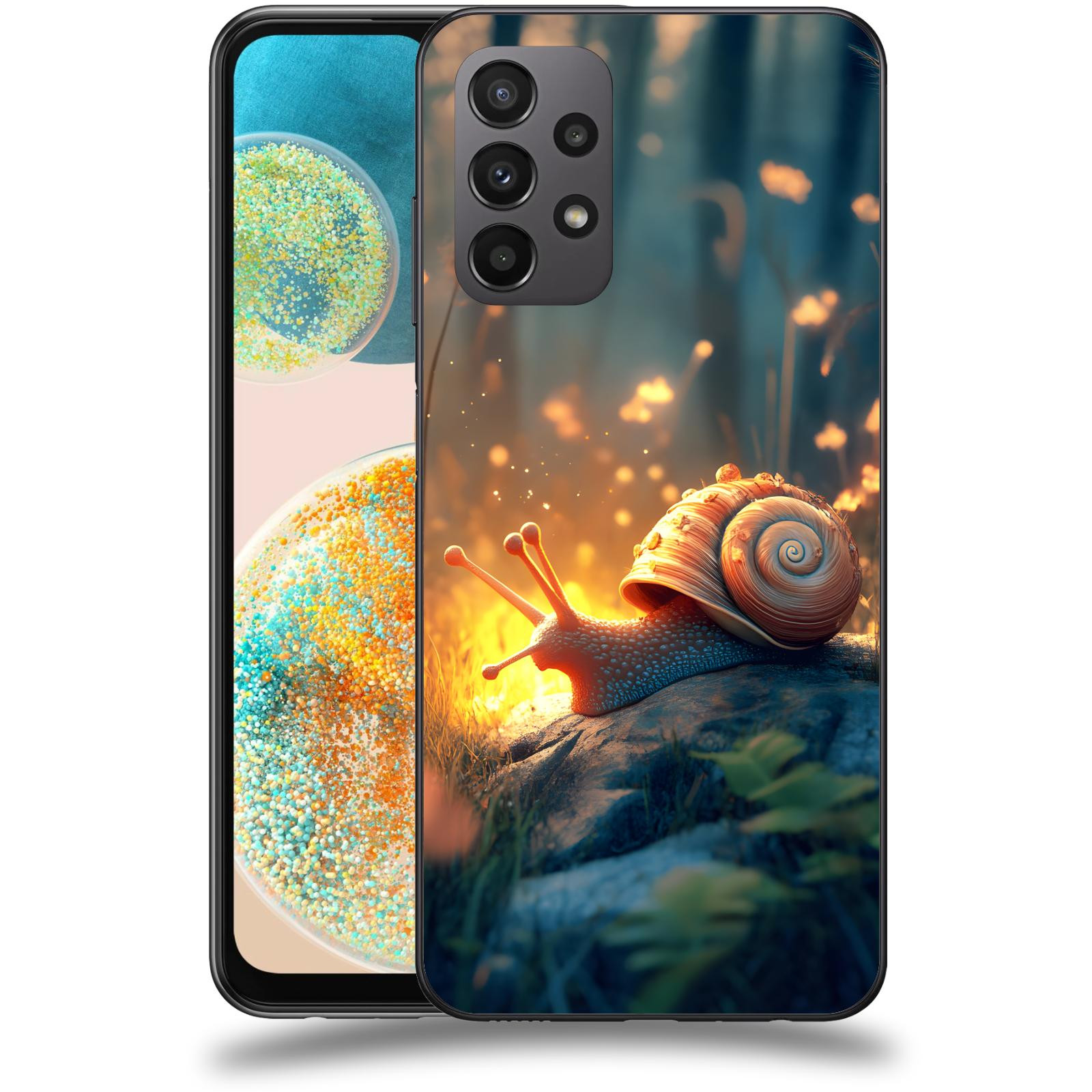ACOVER Kryt na mobil Samsung Galaxy A23 - Šnek