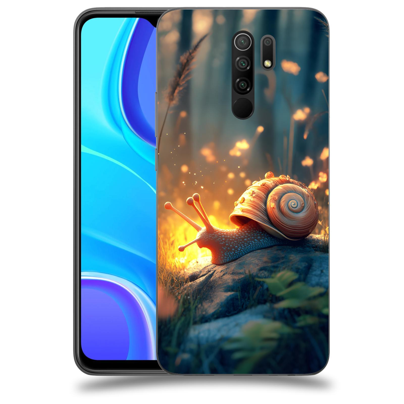 ACOVER Kryt na mobil Xiaomi Redmi 9 - Šnek