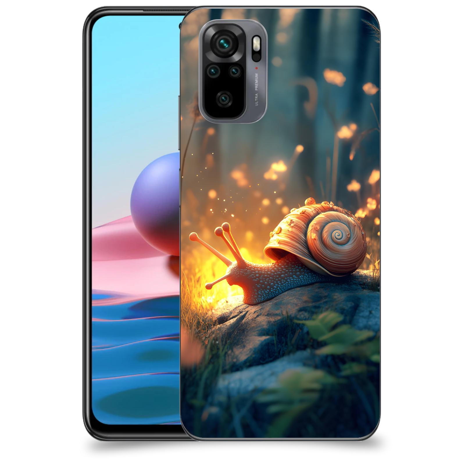 ACOVER Kryt na mobil Xiaomi Redmi Note 10 - Šnek