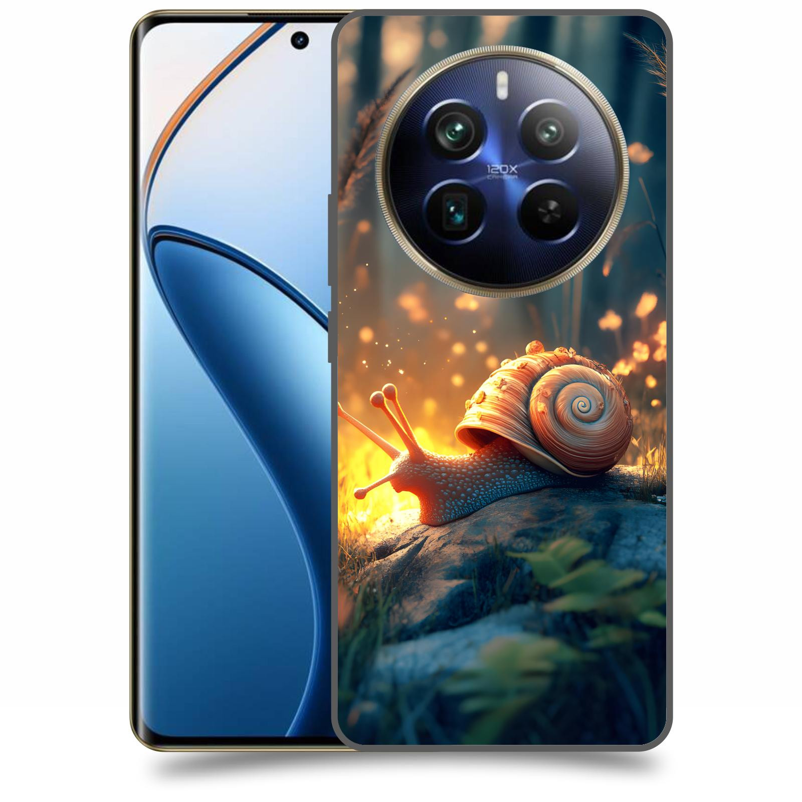 ACOVER Kryt na mobil Realme 12 pro+ 5g - Šnek
