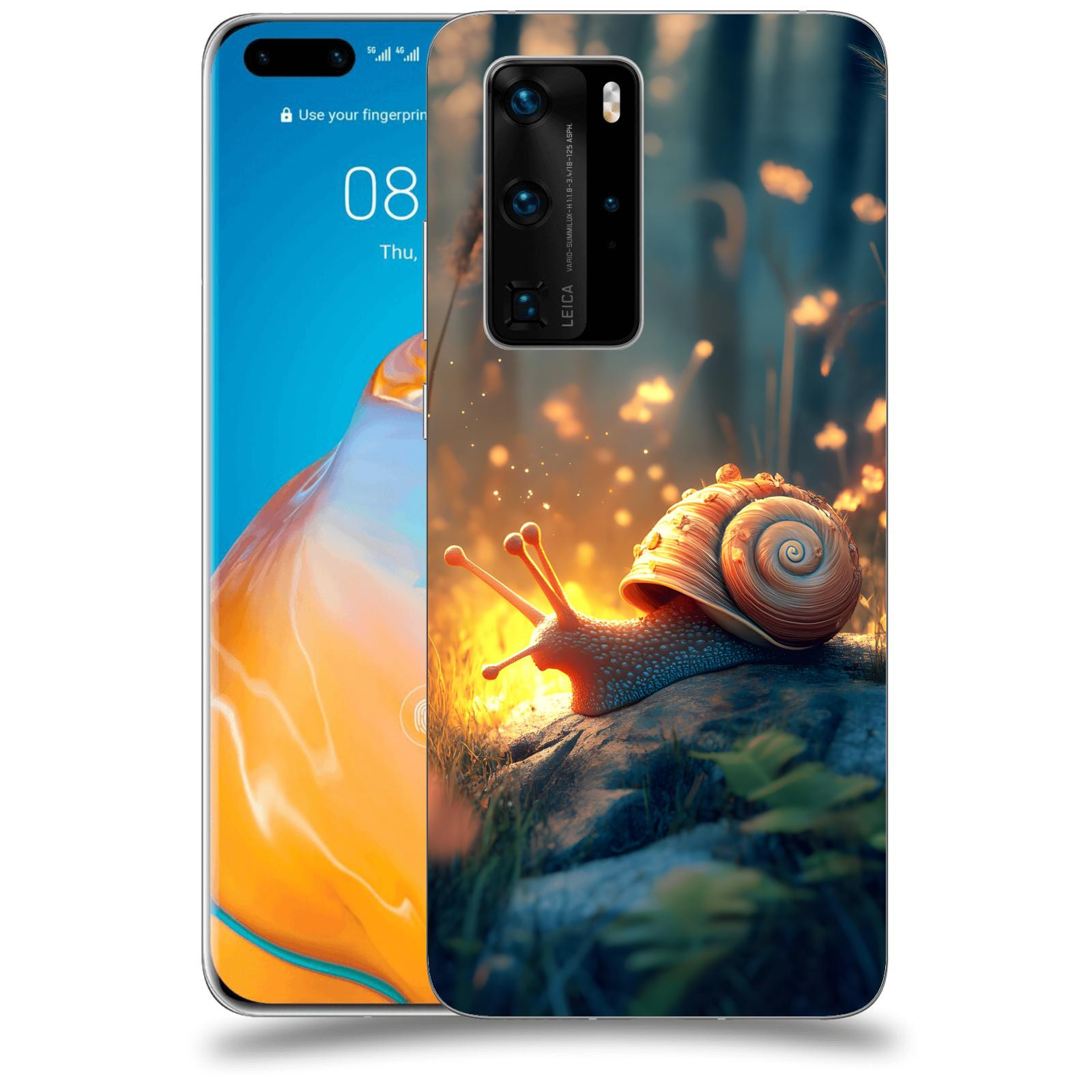 ACOVER Kryt na mobil Huawei P40 - Šnek