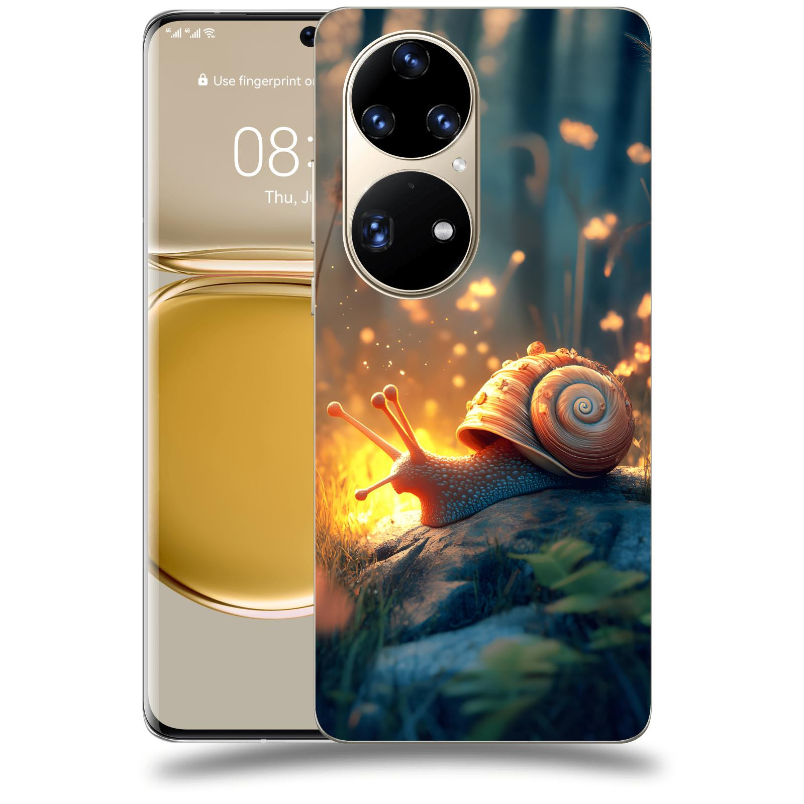 ACOVER Kryt na mobil Huawei P50 - Šnek