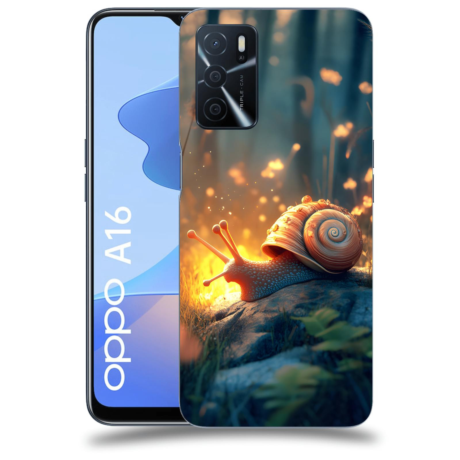 ACOVER Kryt na mobil OPPO A16 - Šnek