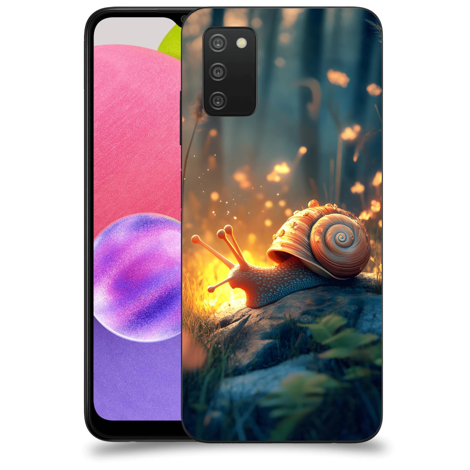 ACOVER Kryt na mobil Samsung Galaxy A03s A037G - Šnek