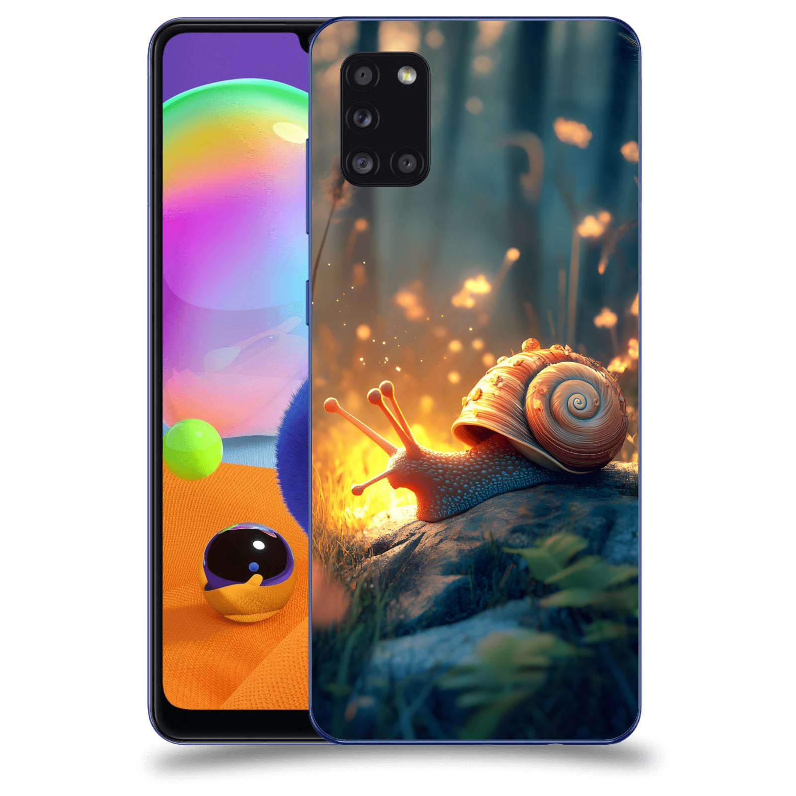 ACOVER Kryt na mobil Samsung Galaxy A31 A315F - Šnek