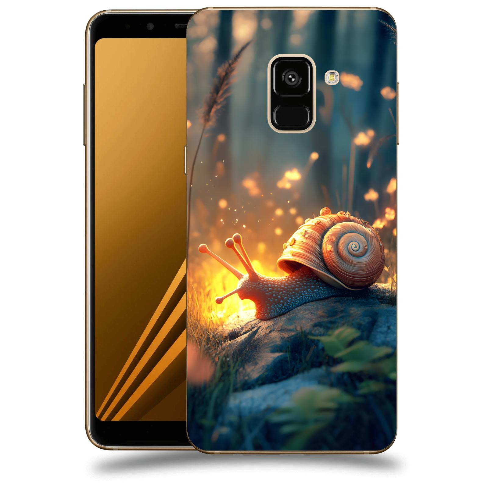 ACOVER Kryt na mobil Samsung Galaxy A8 2018 A530F - Šnek