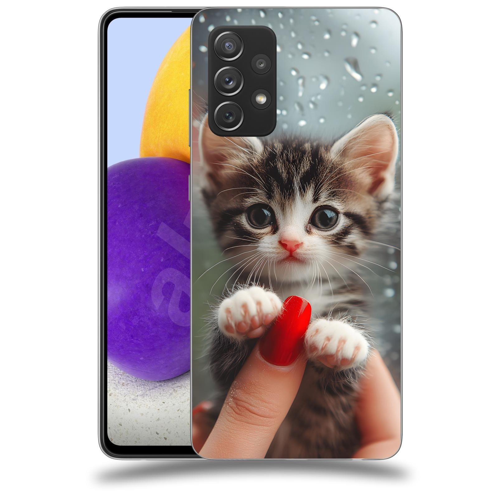 ACOVER Kryt na mobil Samsung Galaxy A73 5G - Koťátko 2