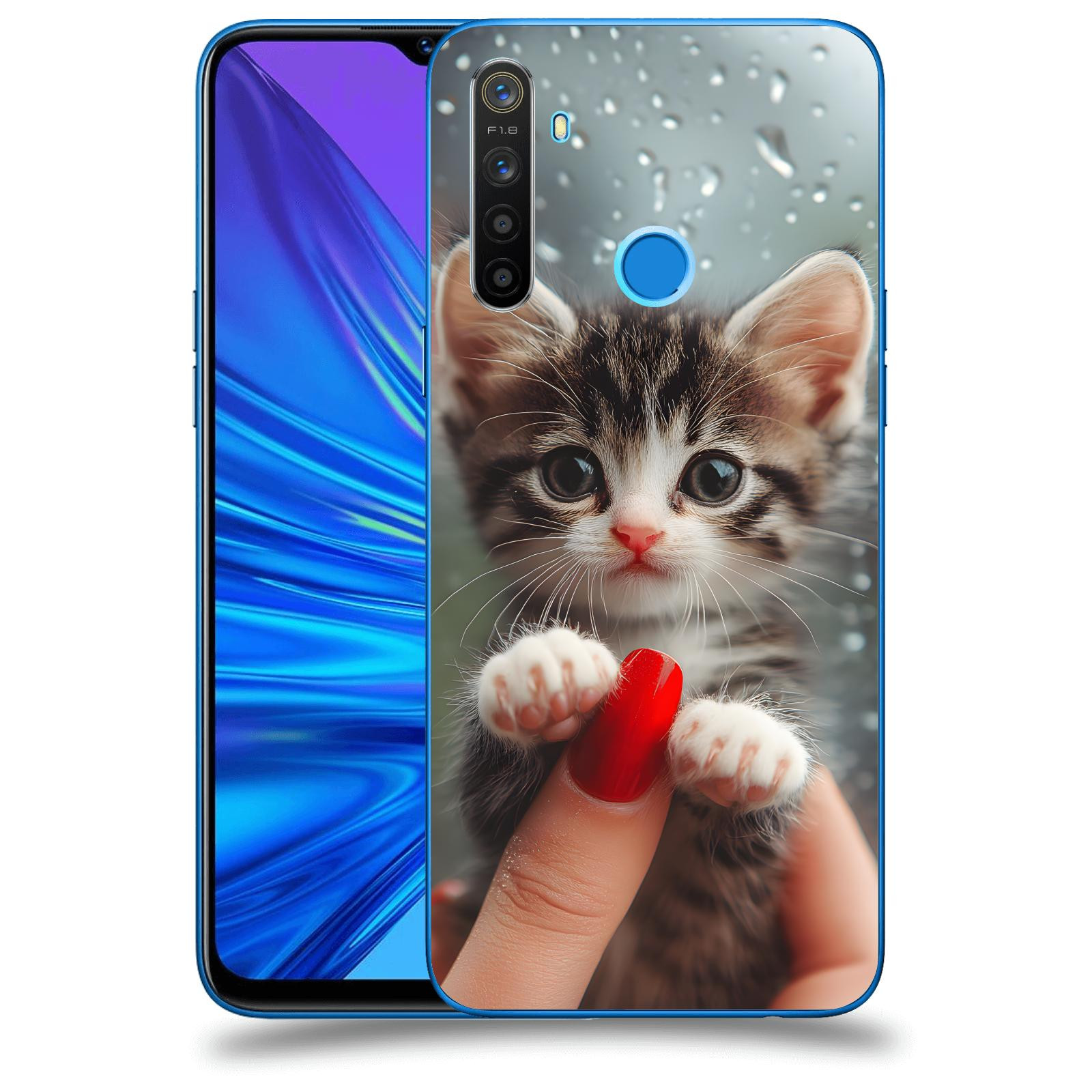 ACOVER Kryt na mobil Realme 5 - Koťátko 2