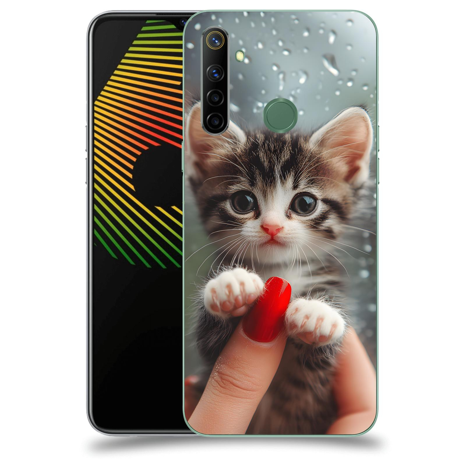 ACOVER Kryt na mobil Realme 6i - Koťátko 2