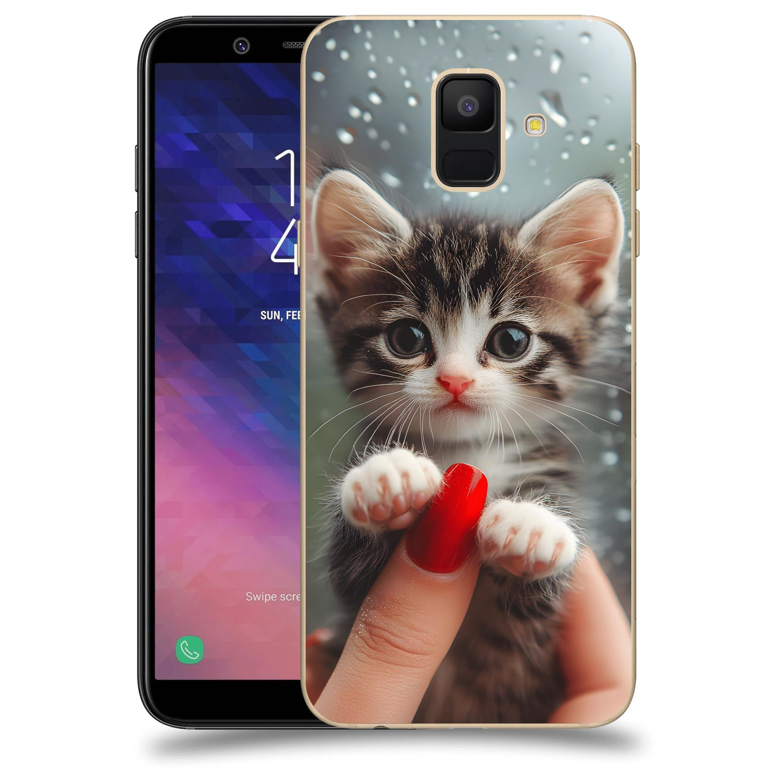 ACOVER Kryt na mobil Samsung Galaxy A6 A600F - Koťátko 2