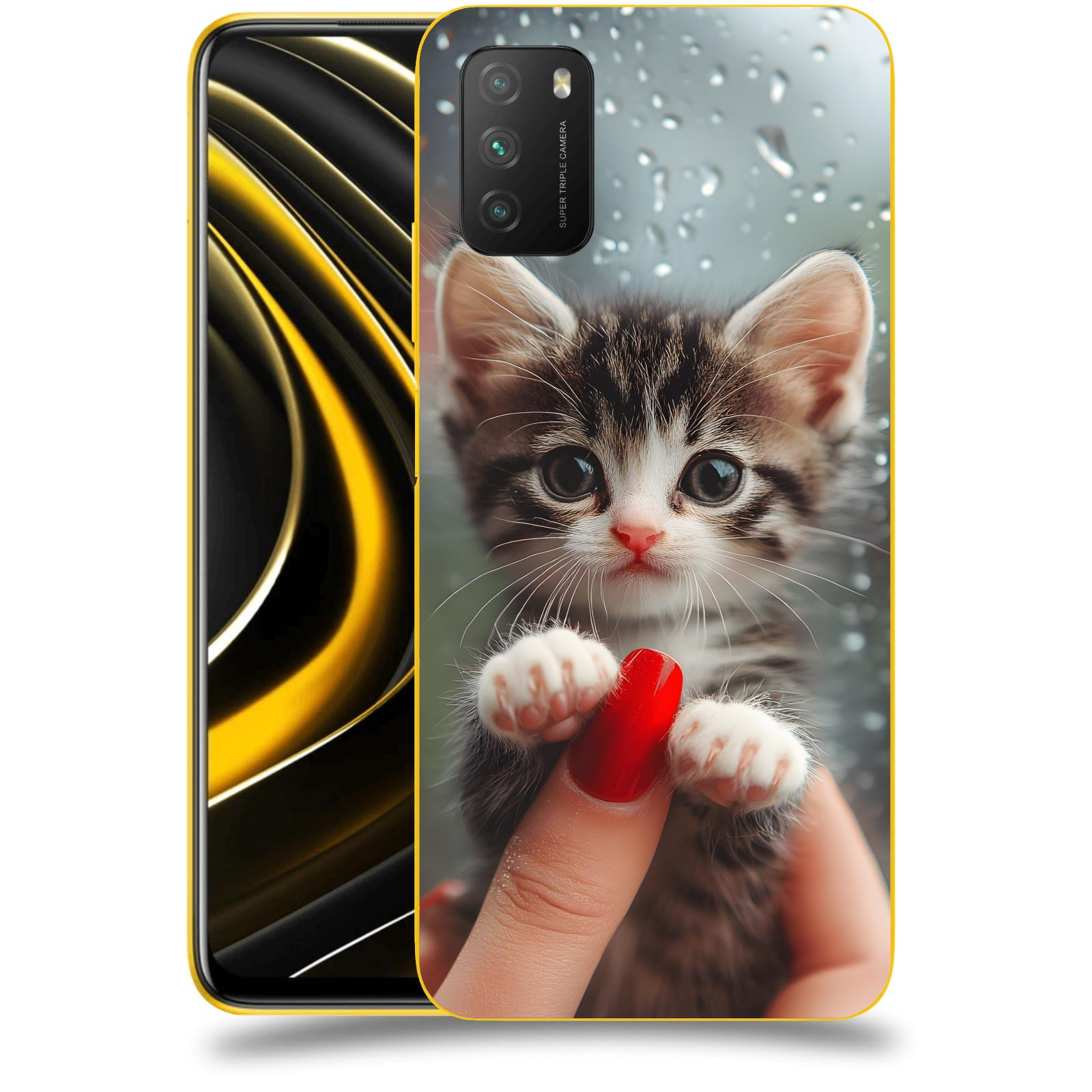 ACOVER Kryt na mobil Xiaomi Poco M3 - Koťátko 2
