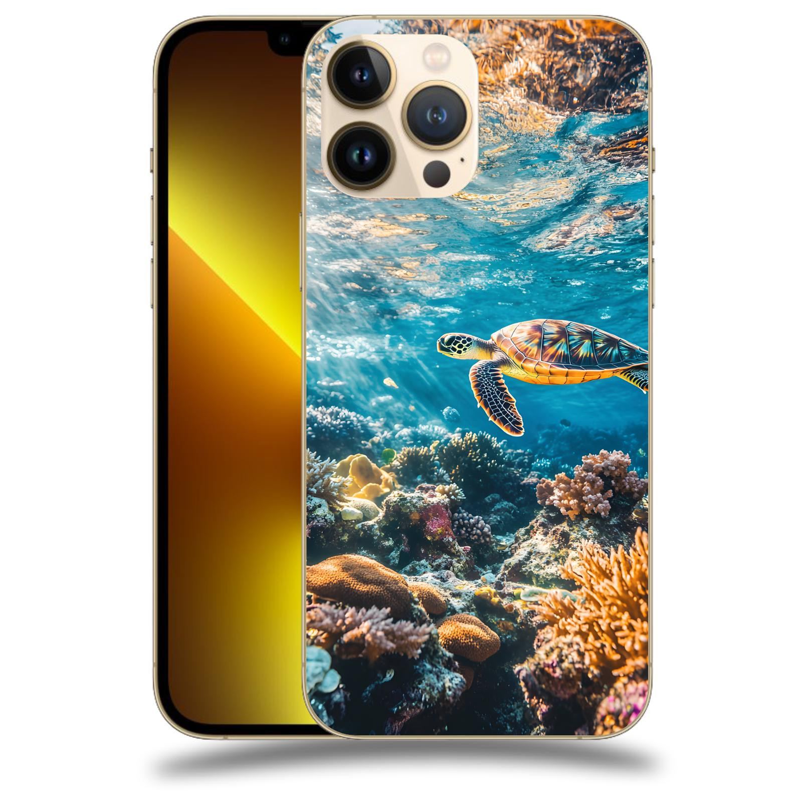 ACOVER Kryt na mobil Apple iPhone 13 Pro - Želva