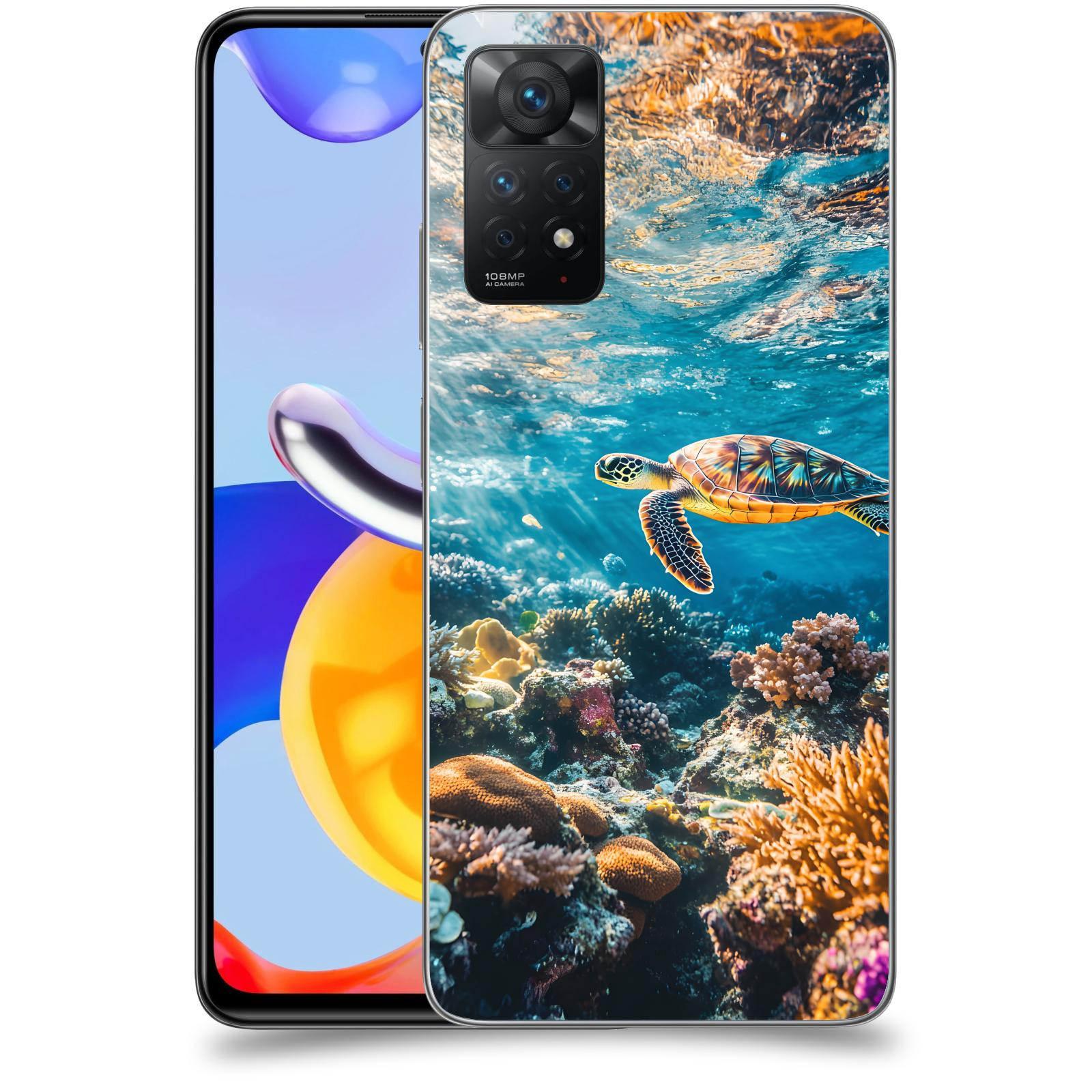 ACOVER Kryt na mobil Xiaomi Redmi Note 11 Pro - Želva