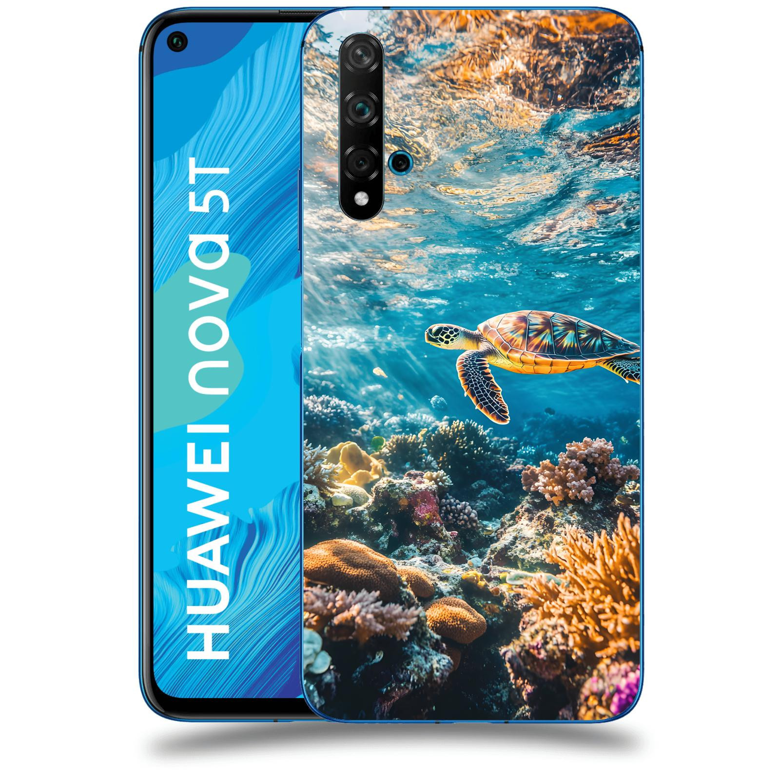 ACOVER Kryt na mobil Huawei Nova 5T - Želva