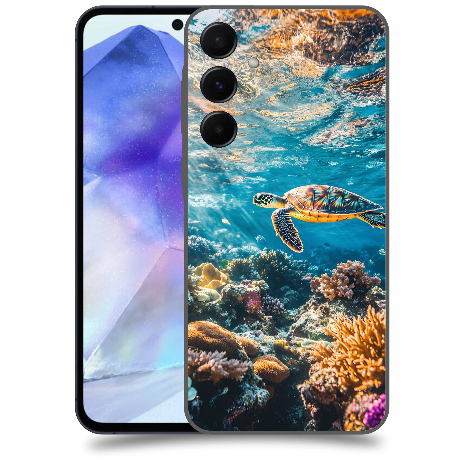 ACOVER Kryt na mobil Samsung Galaxy A55 5G - Želva