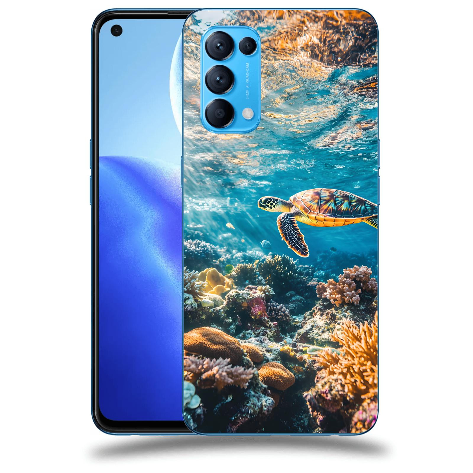 ACOVER Kryt na mobil OPPO Reno 5 5G - Želva