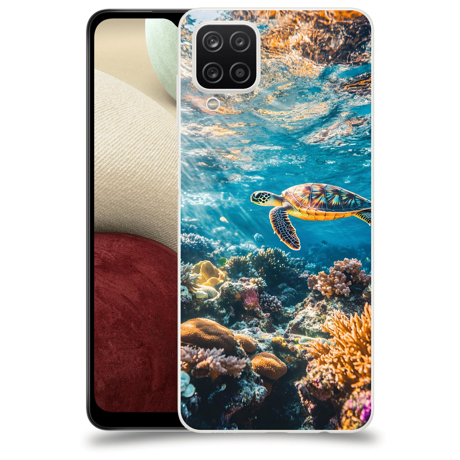 ACOVER Kryt na mobil Samsung Galaxy A12 A125F - Želva
