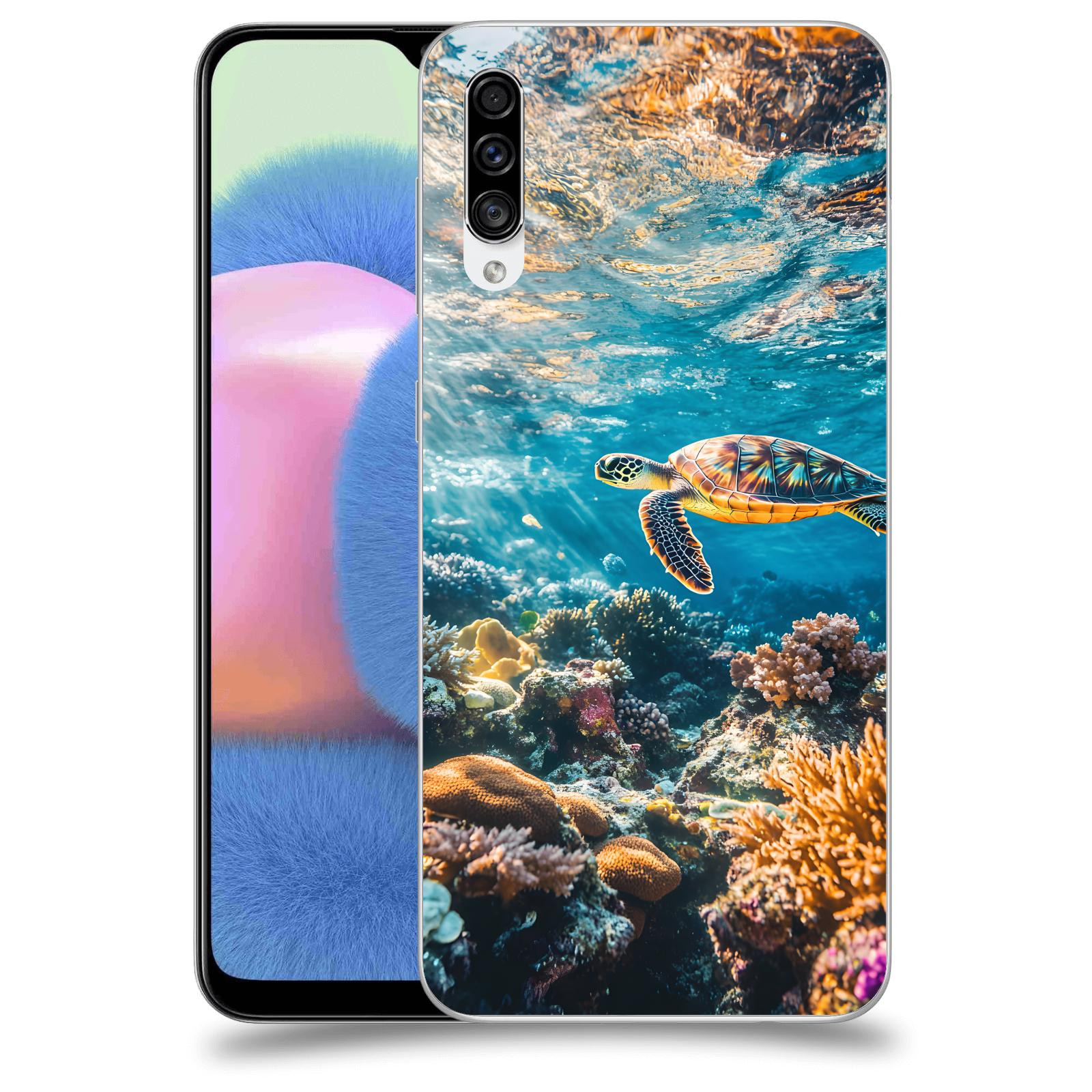 ACOVER Kryt na mobil Samsung Galaxy A30s A307F - Želva