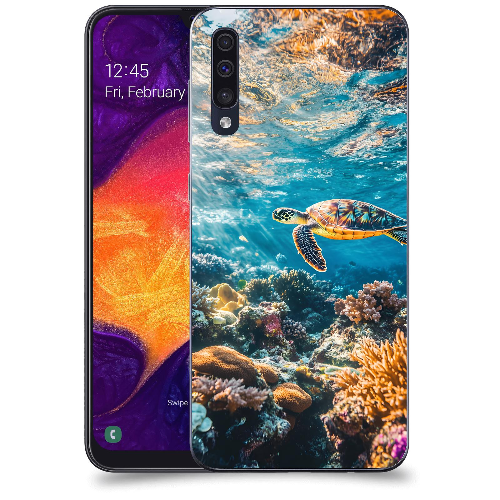 ACOVER Kryt na mobil Samsung Galaxy A50 A505F - Želva