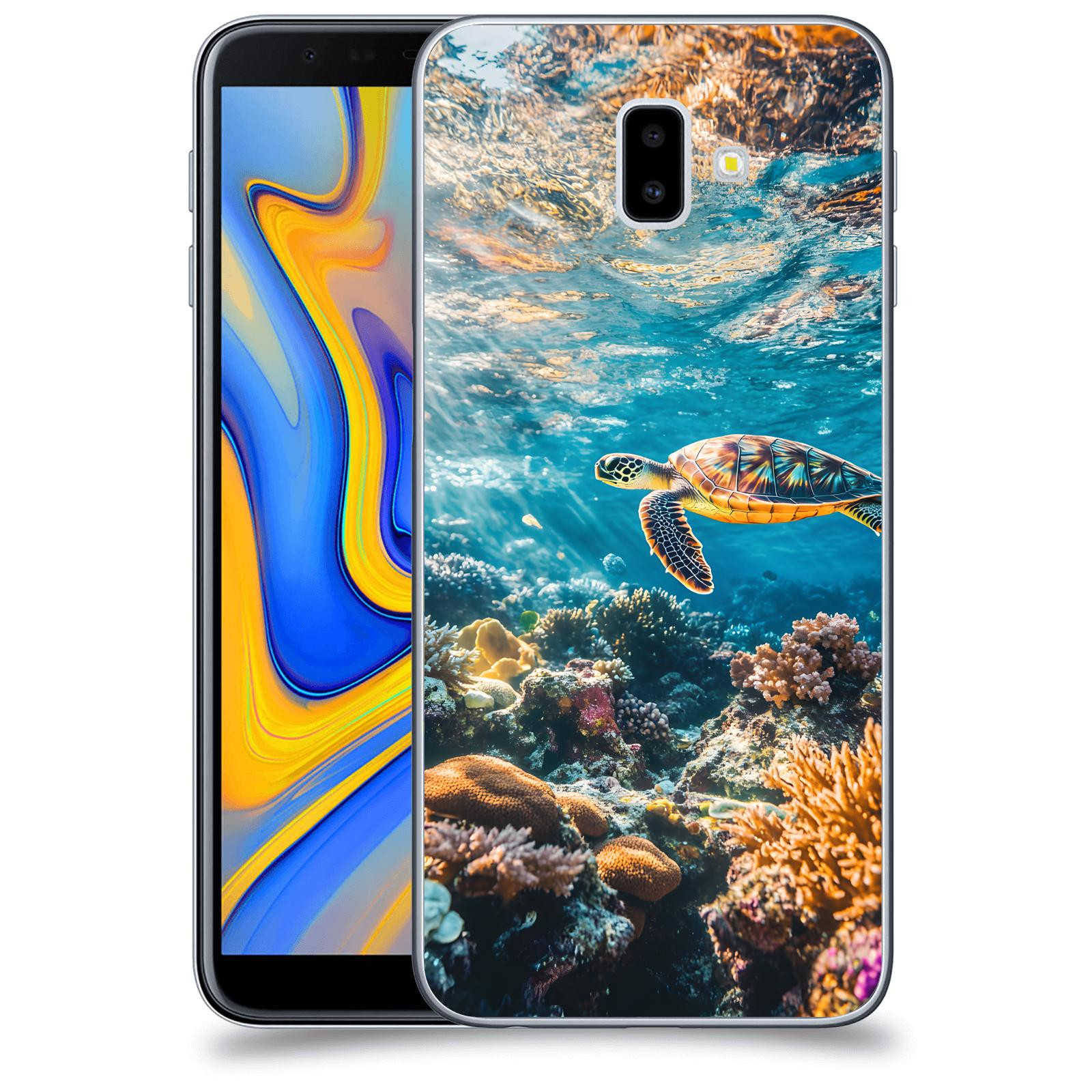 ACOVER Kryt na mobil Samsung Galaxy J6+ J610F - Želva