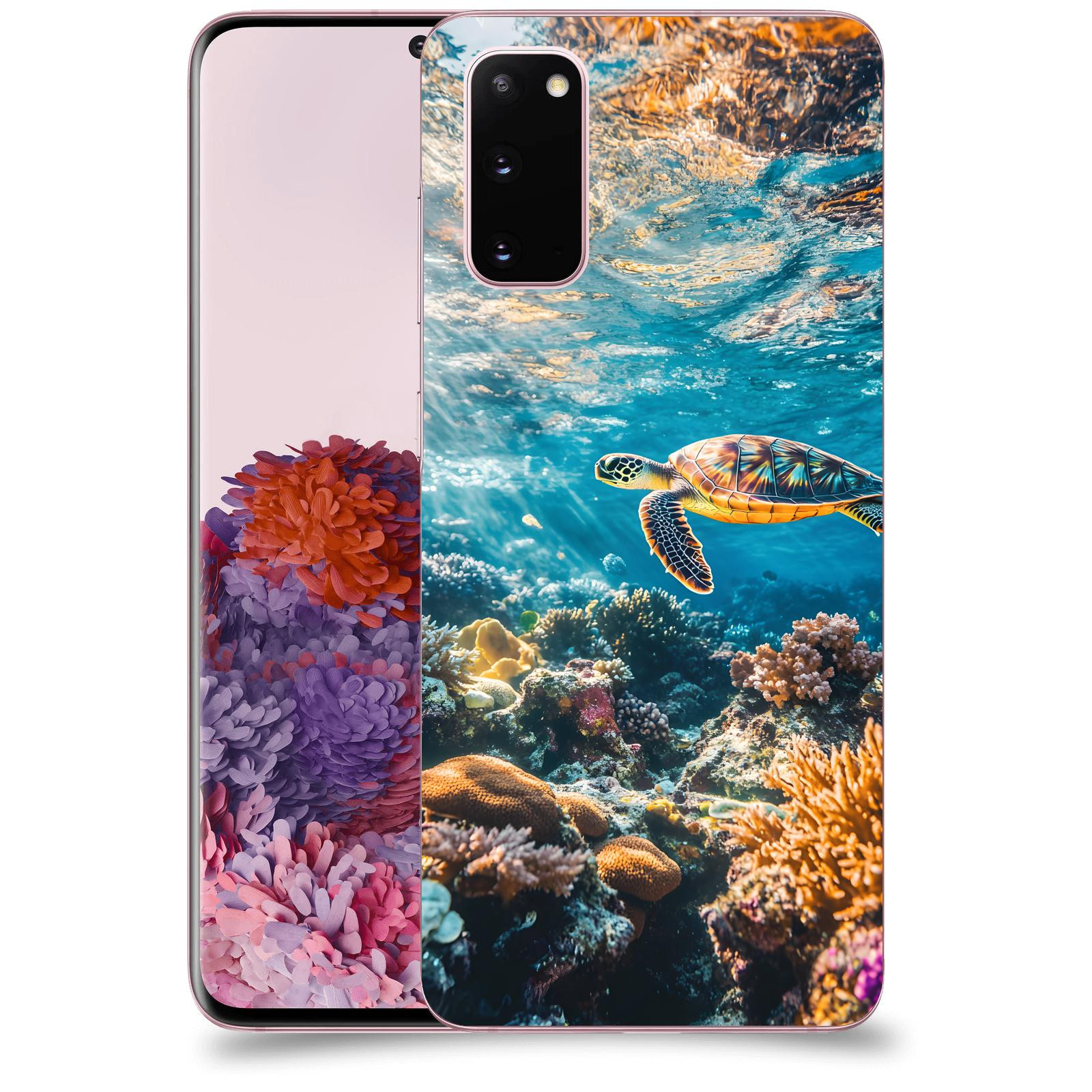 ACOVER Kryt na mobil Samsung Galaxy S20 G980F - Želva