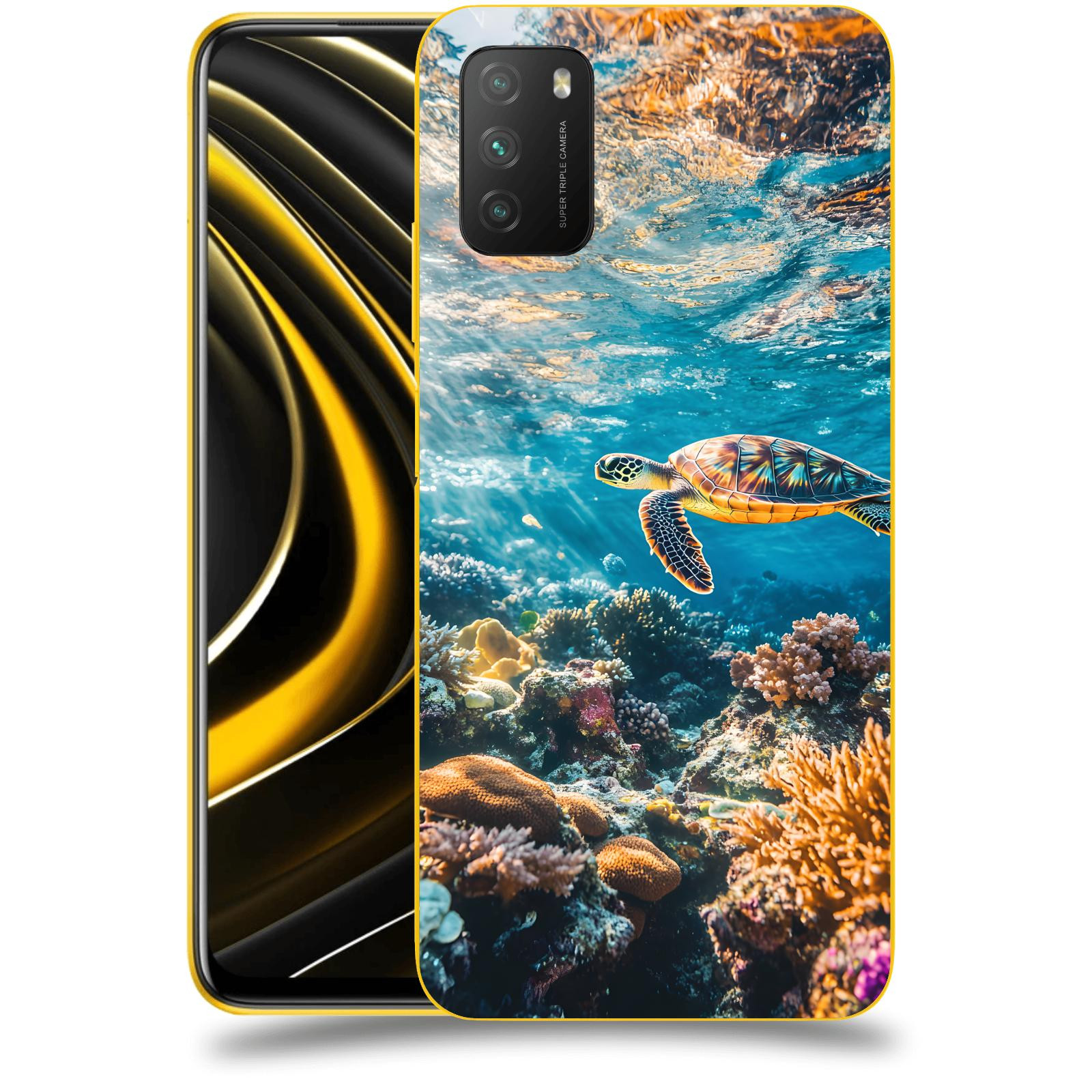 ACOVER Kryt na mobil Xiaomi Poco M3 - Želva