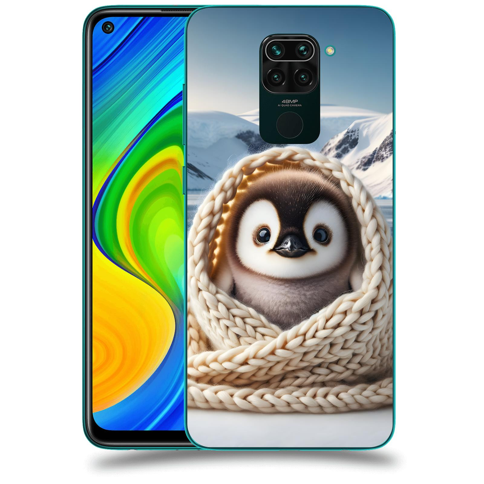 ACOVER Kryt na mobil Xiaomi Redmi Note 9 - Tučňák