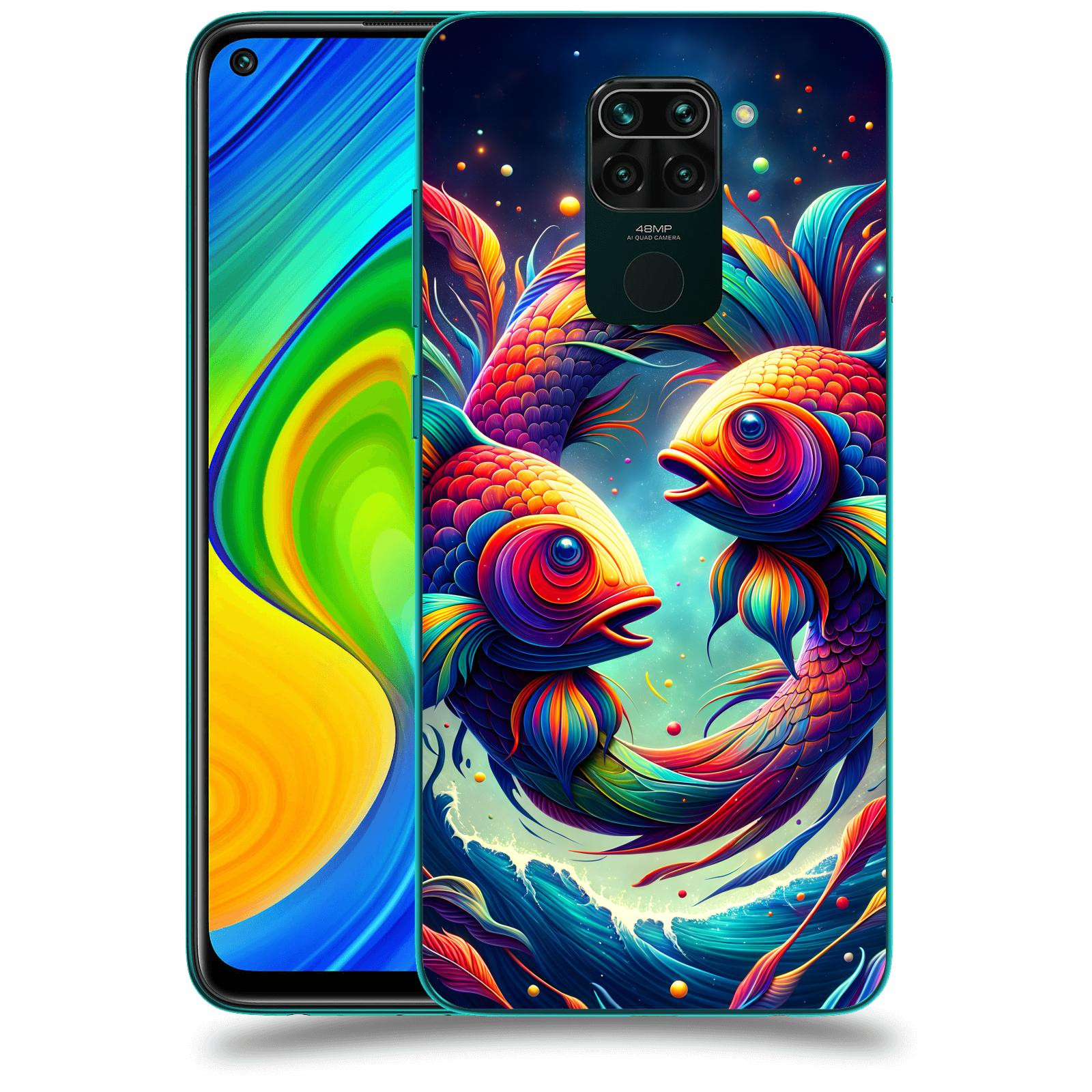 ACOVER Kryt na mobil Xiaomi Redmi Note 9 - Ryby