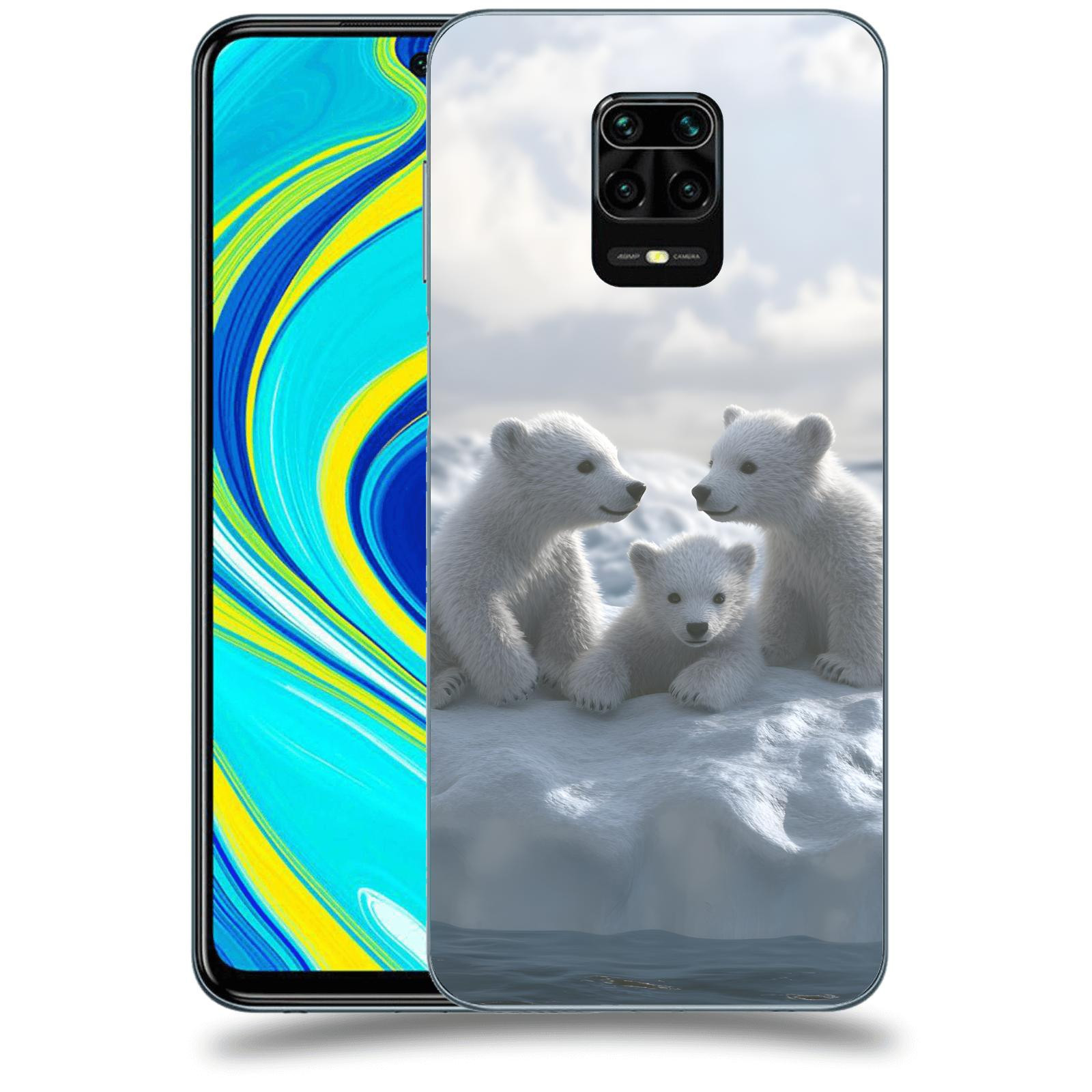 ACOVER Kryt na mobil Xiaomi Redmi Note 9S - Medvíďata