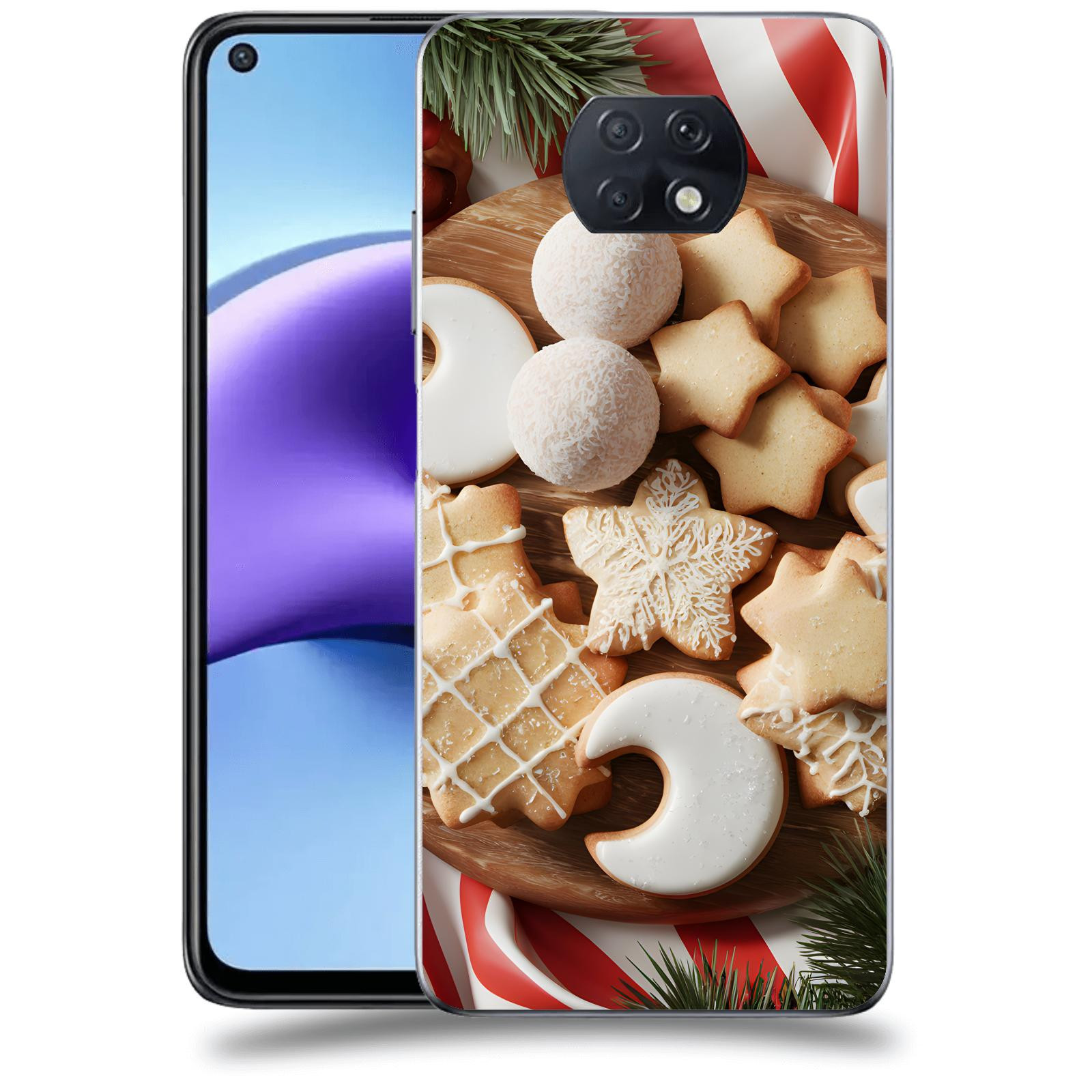 ACOVER Kryt na mobil Xiaomi Redmi Note 9T - Vánoční cukroví 2