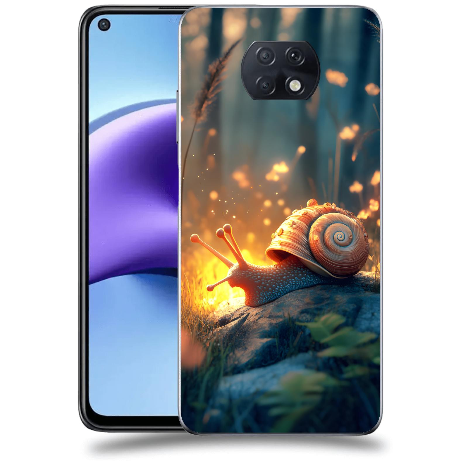 ACOVER Kryt na mobil Xiaomi Redmi Note 9T - Šnek