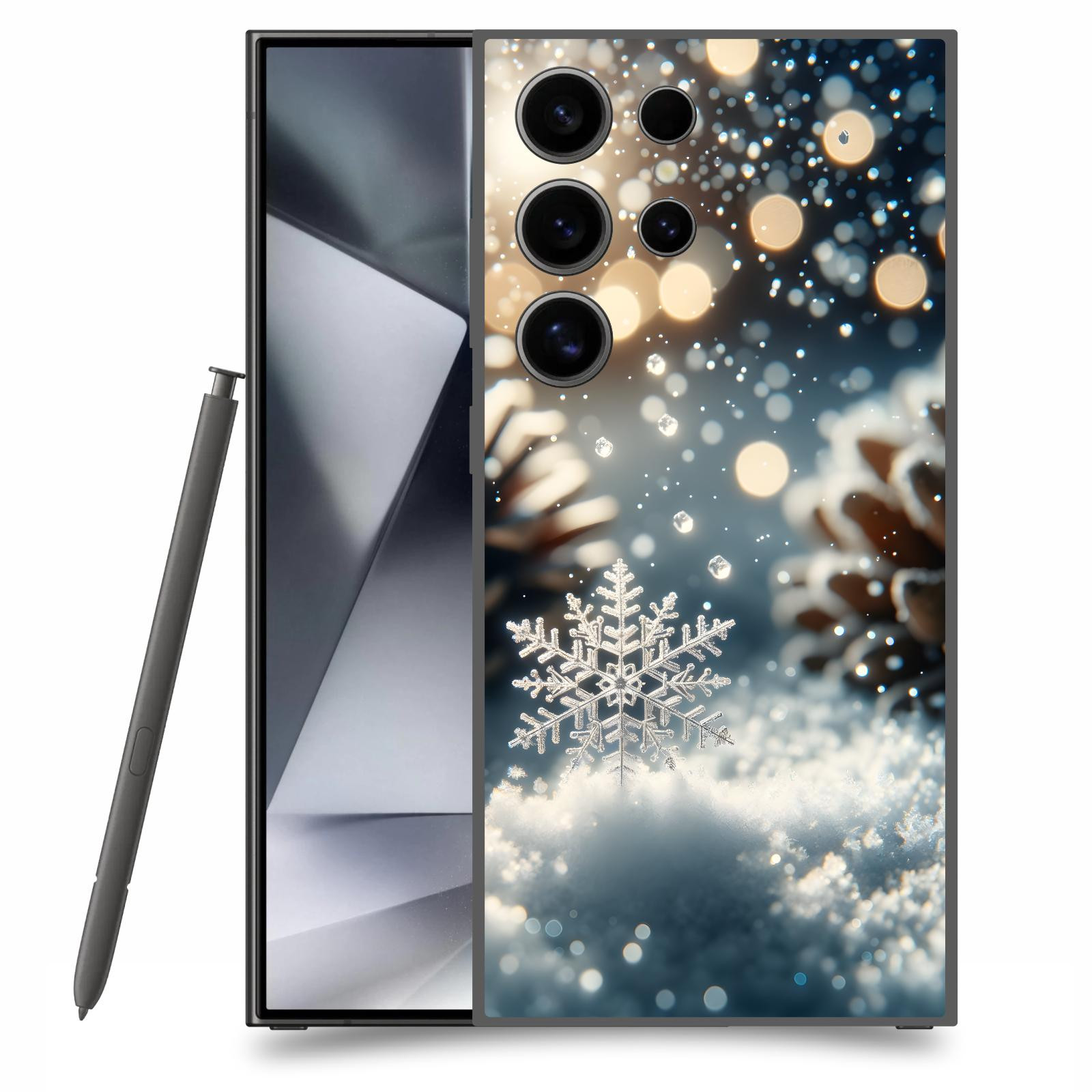 ACOVER Kryt na mobil Samsung Galaxy S24 Ultra - Vločka