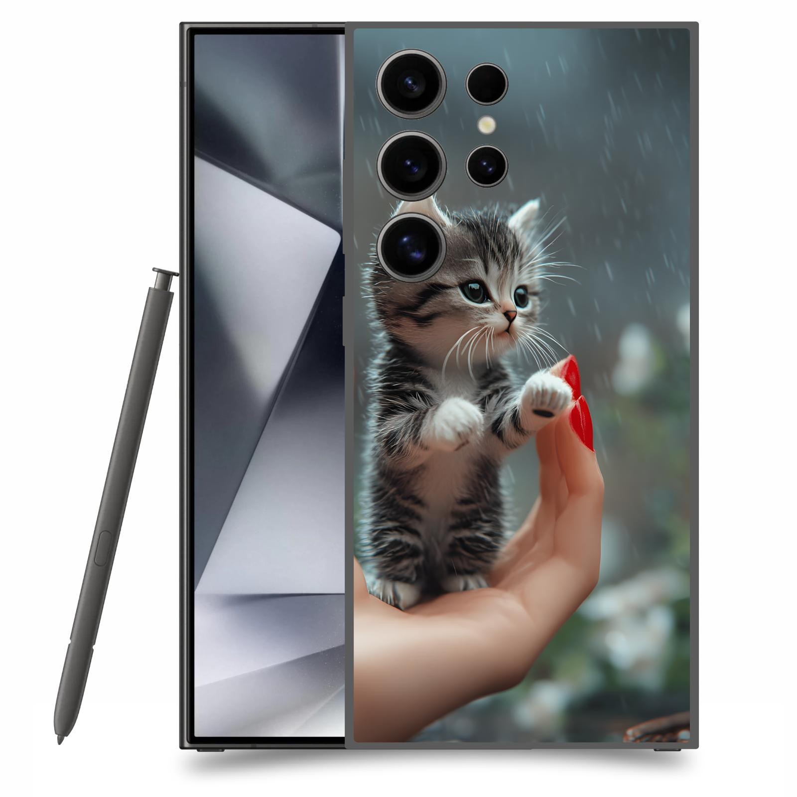 ACOVER Kryt na mobil Samsung Galaxy S24 Ultra - Koťátko