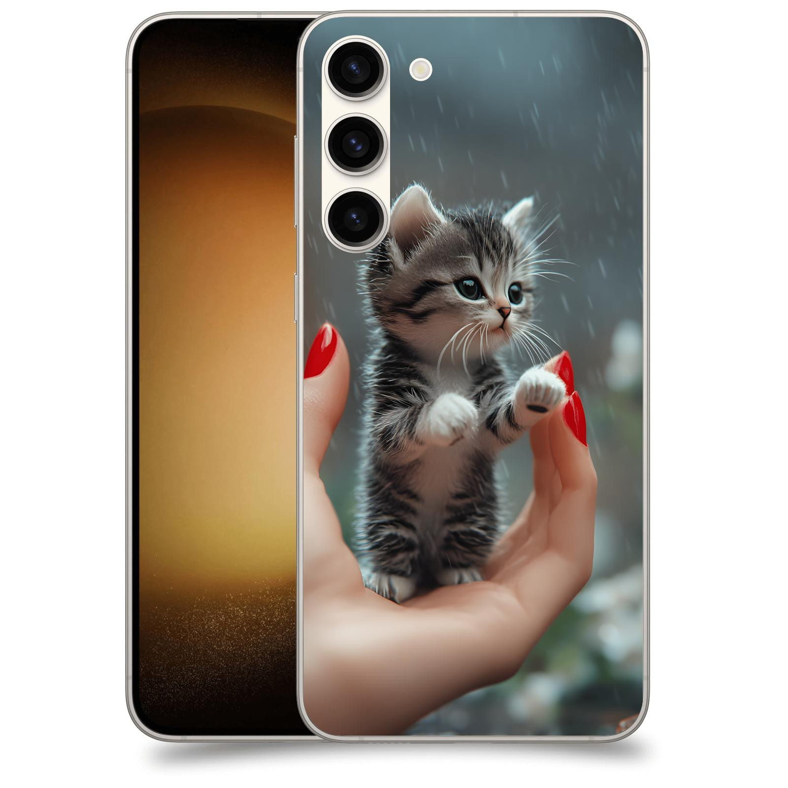 ACOVER Kryt na mobil Samsung Galaxy S23+ 5G - Koťátko