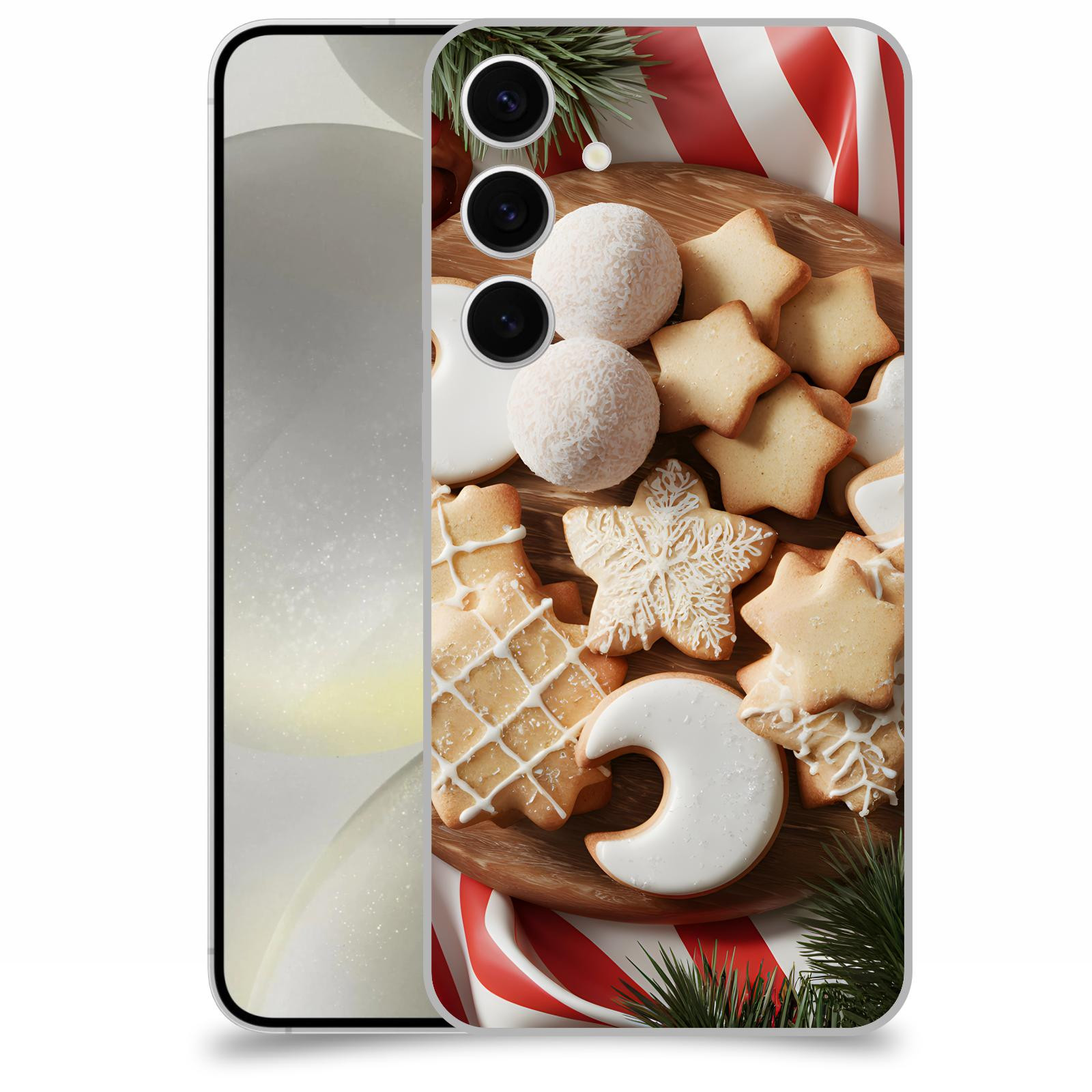 ACOVER Kryt na mobil Samsung Galaxy S24+ - Vánoční cukroví 2