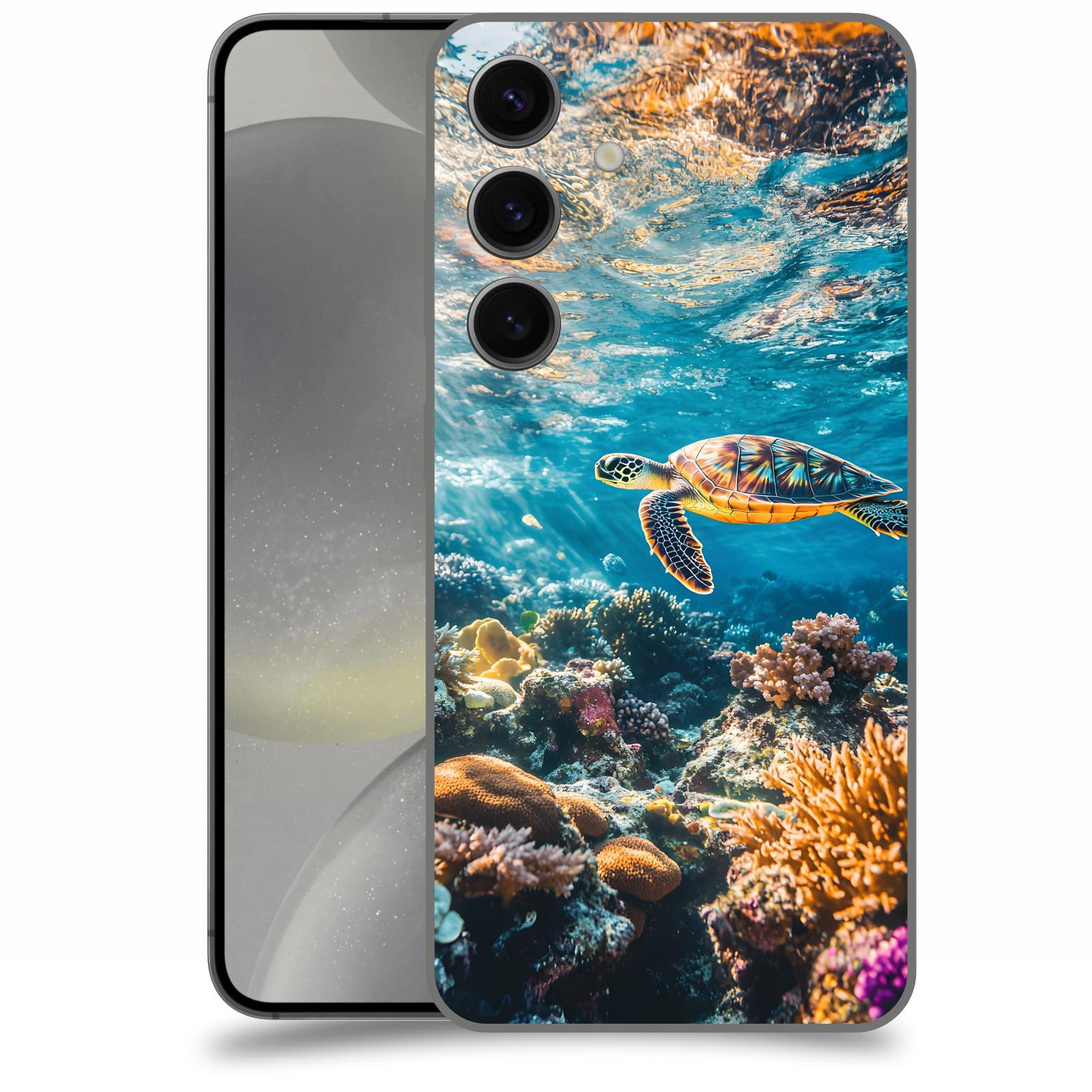 ACOVER Kryt na mobil Samsung Galaxy S24 - Želva