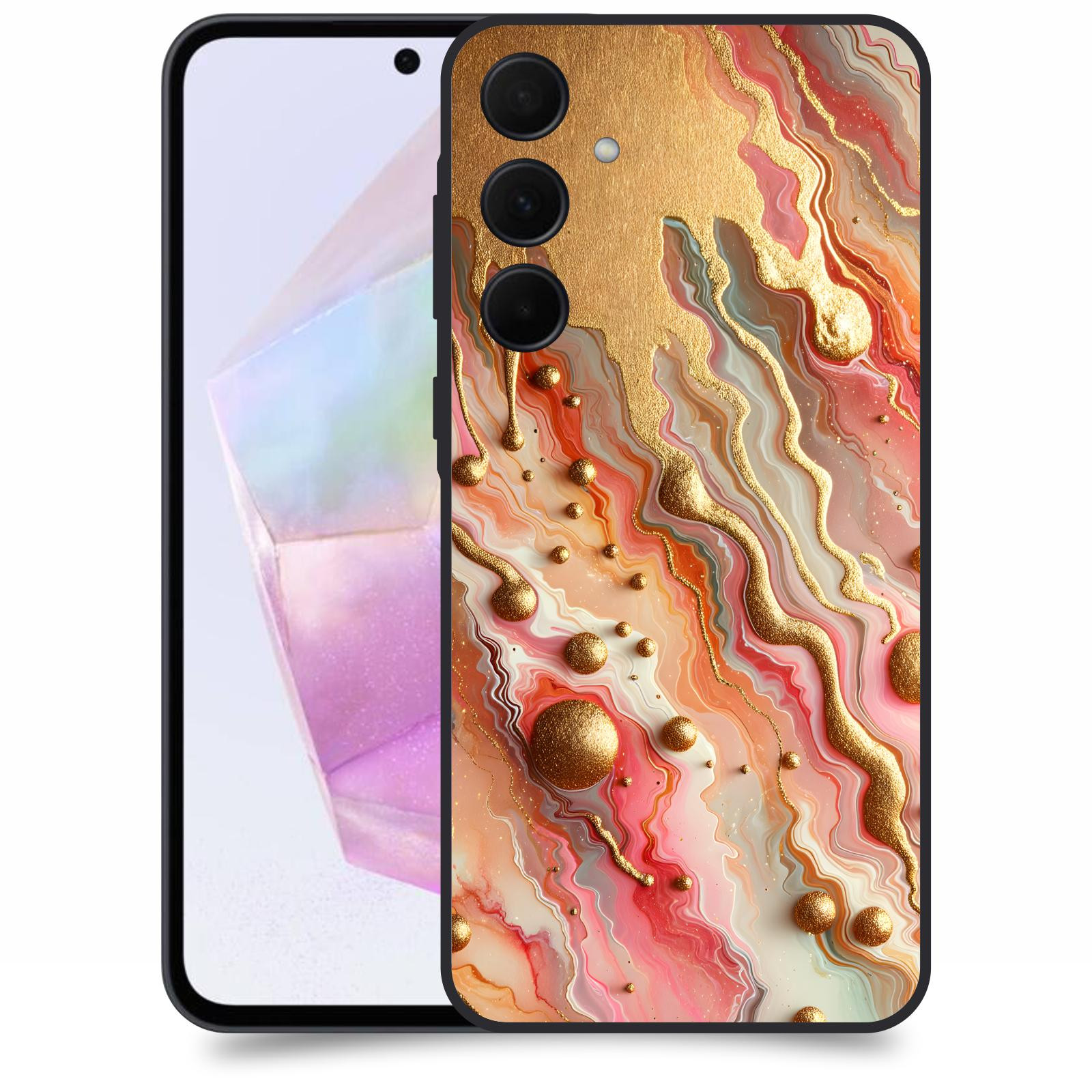ACOVER Kryt na mobil Samsung Galaxy A35 5G - Liquid Gold