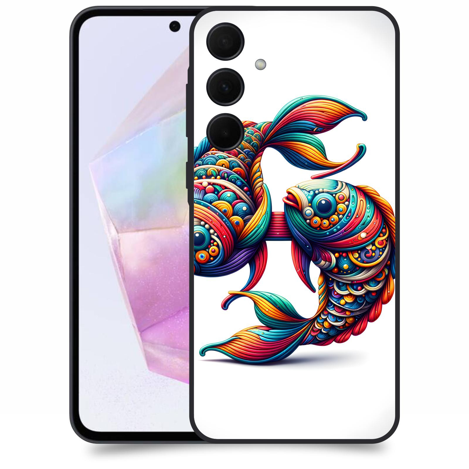 ACOVER Kryt na mobil Samsung Galaxy A35 5G - Ryby 2
