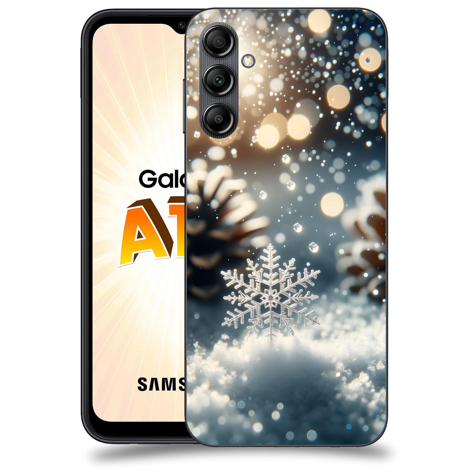 ACOVER Kryt na mobil Samsung Galaxy A14 LTE - Vločka
