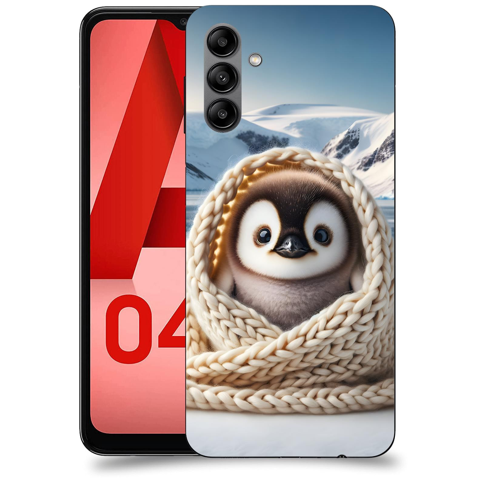ACOVER Kryt na mobil Samsung Galaxy A04s - Tučňák