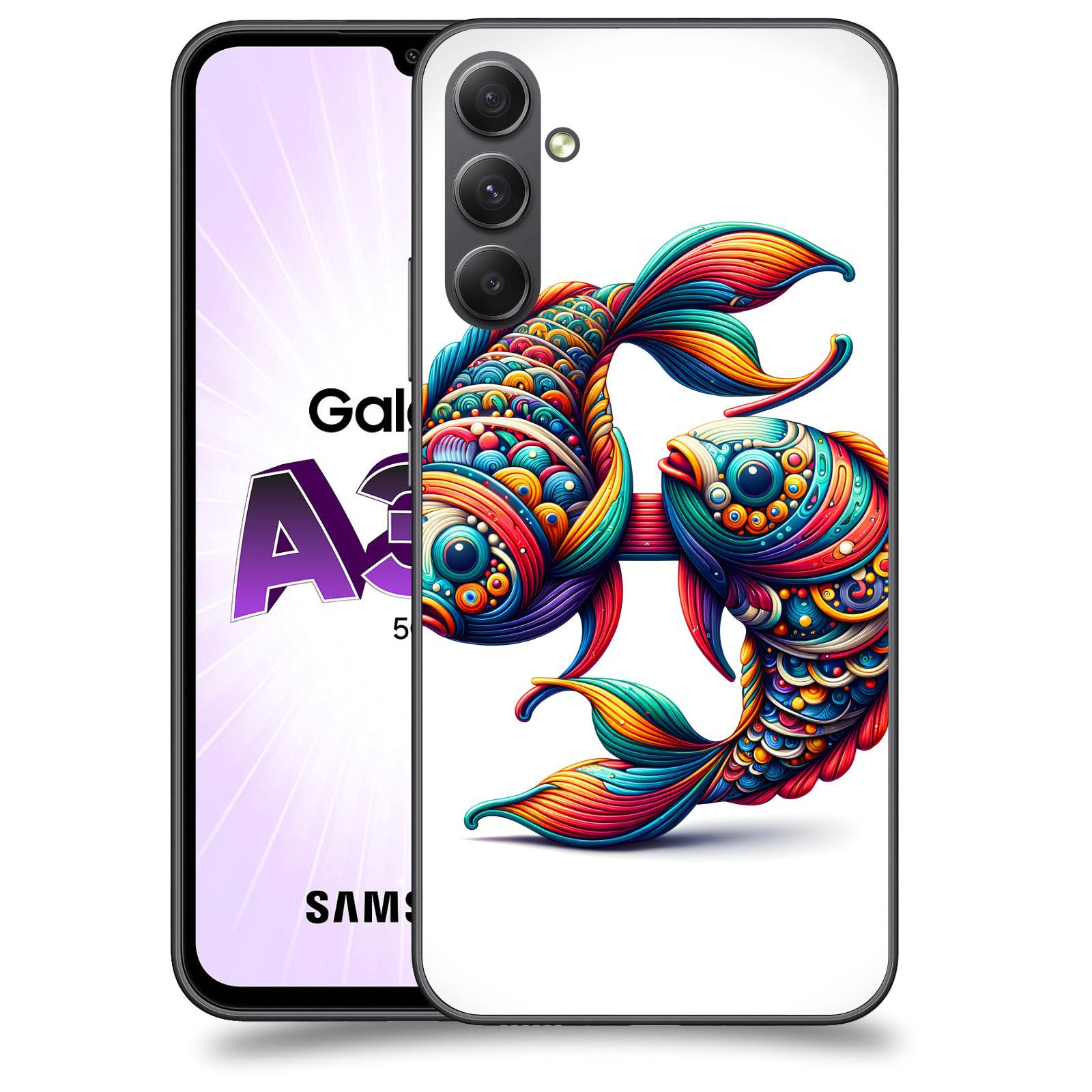 ACOVER Kryt na mobil Samsung Galaxy A34 - Ryby 2